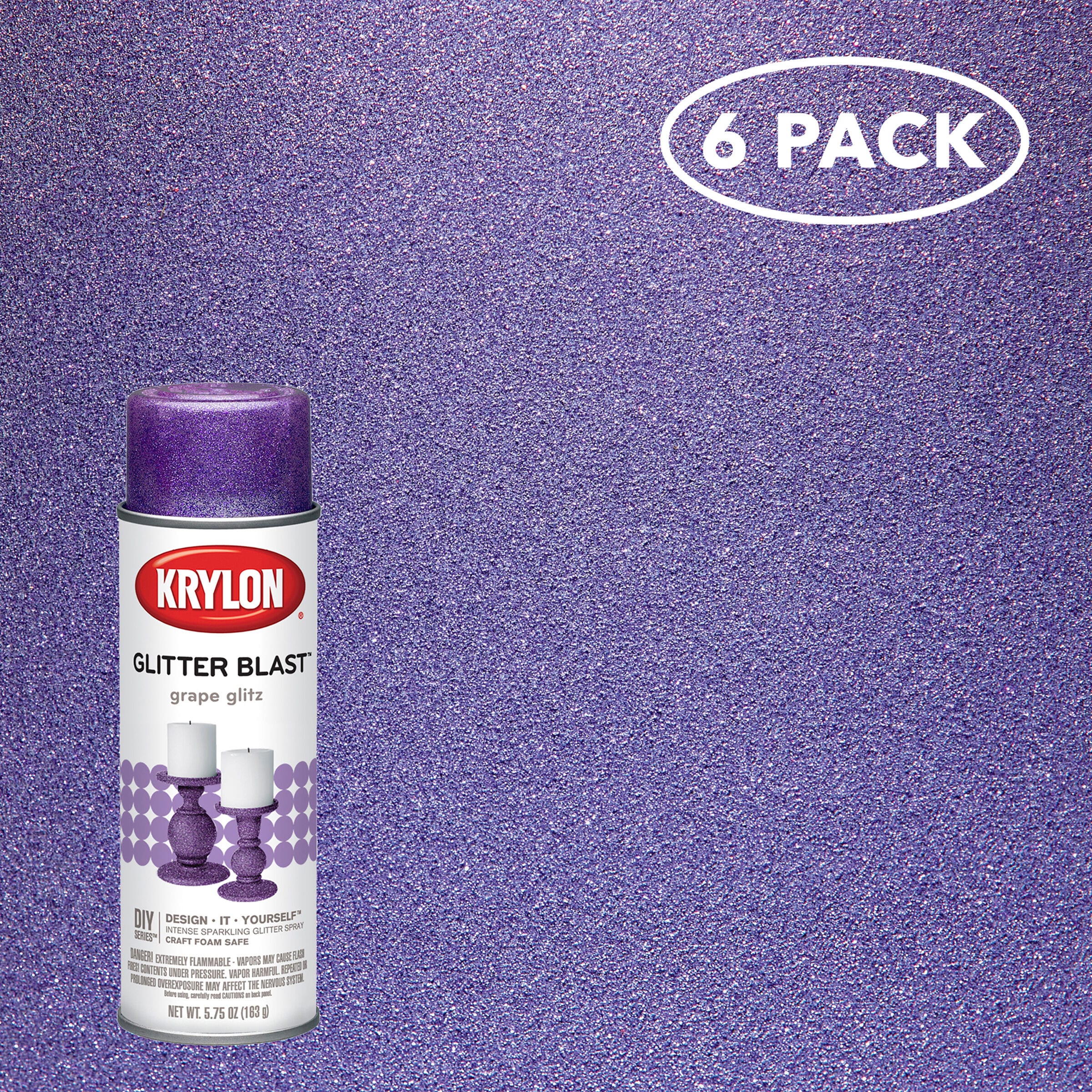 Krylon Fusion All-In-One Gloss Spray Paint & Primer, Purple
