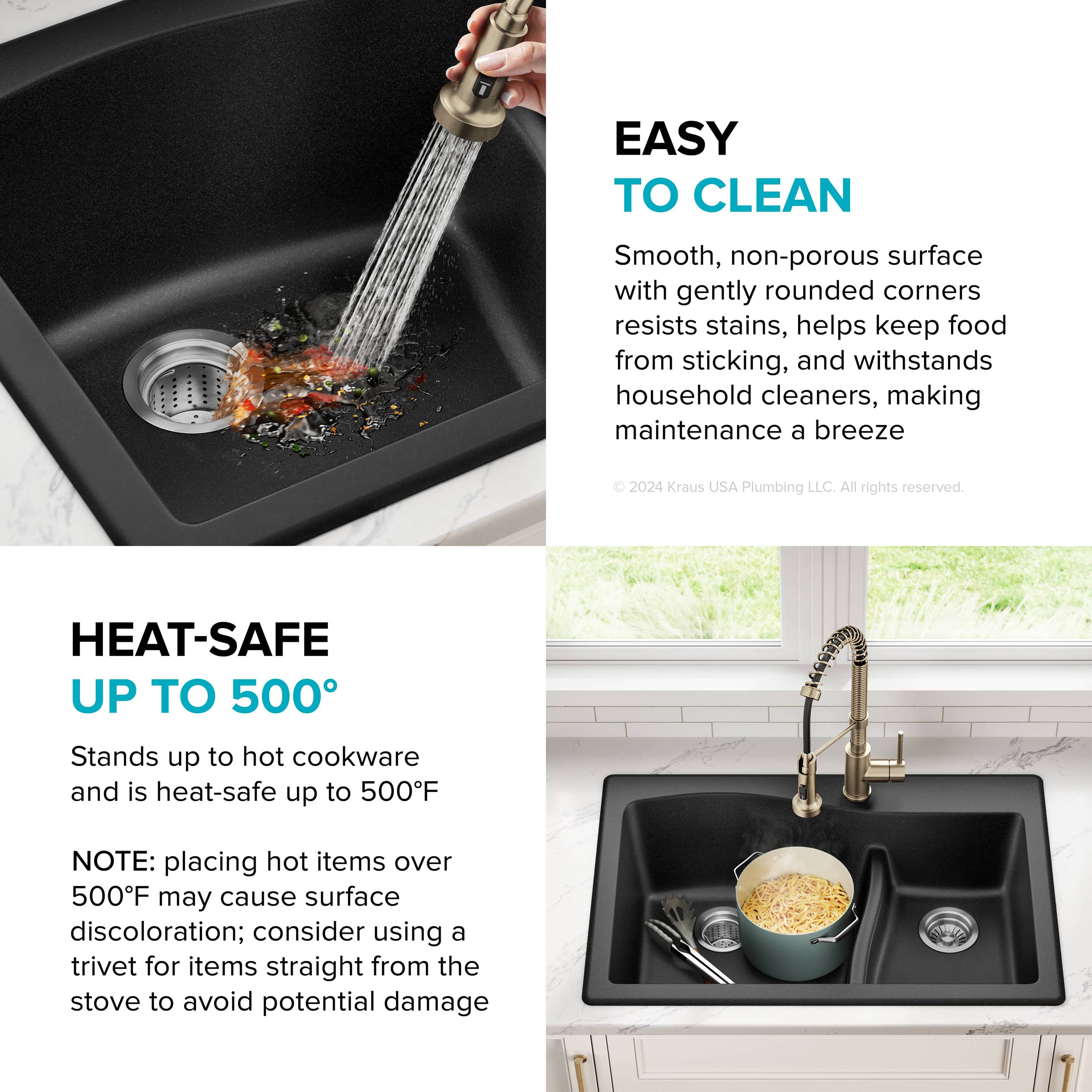 Kraus KGD-442BLACK Kitchen-Sinks - View #10