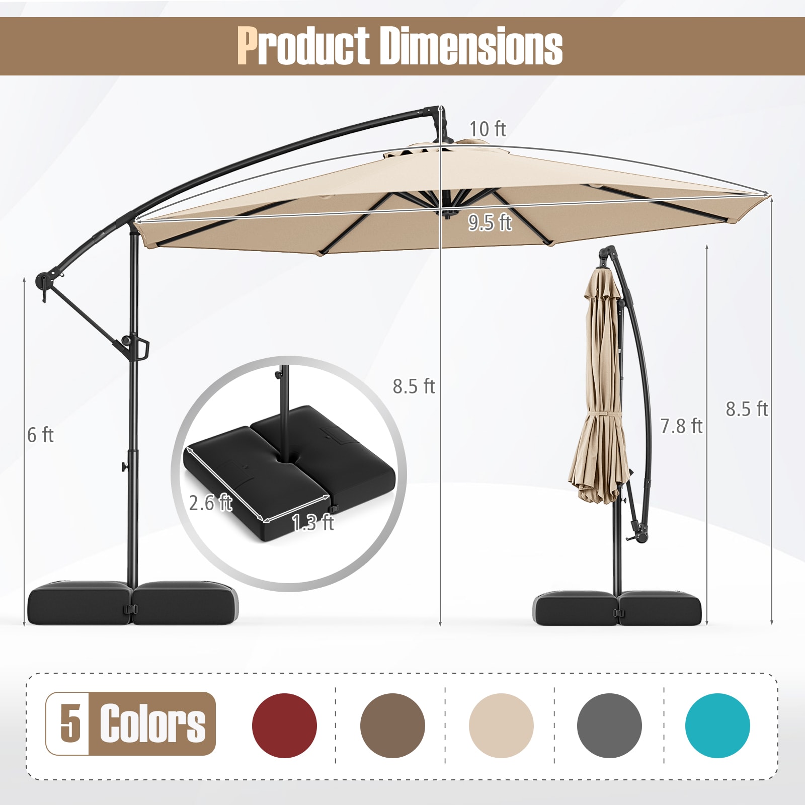 Volenca VOL-9T2D5E Beach-Umbrellas - View #3