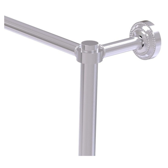 Allied Brass Dottingham 30-in double Satin Chrome Wall Mount Double ...