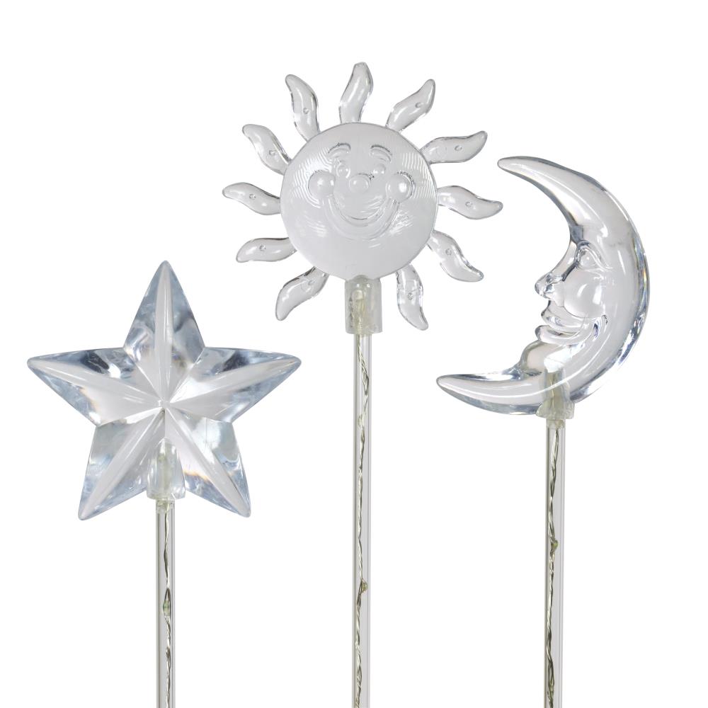 Exhart 54986-RS 27.75-in Clear Plastic Solar Stake