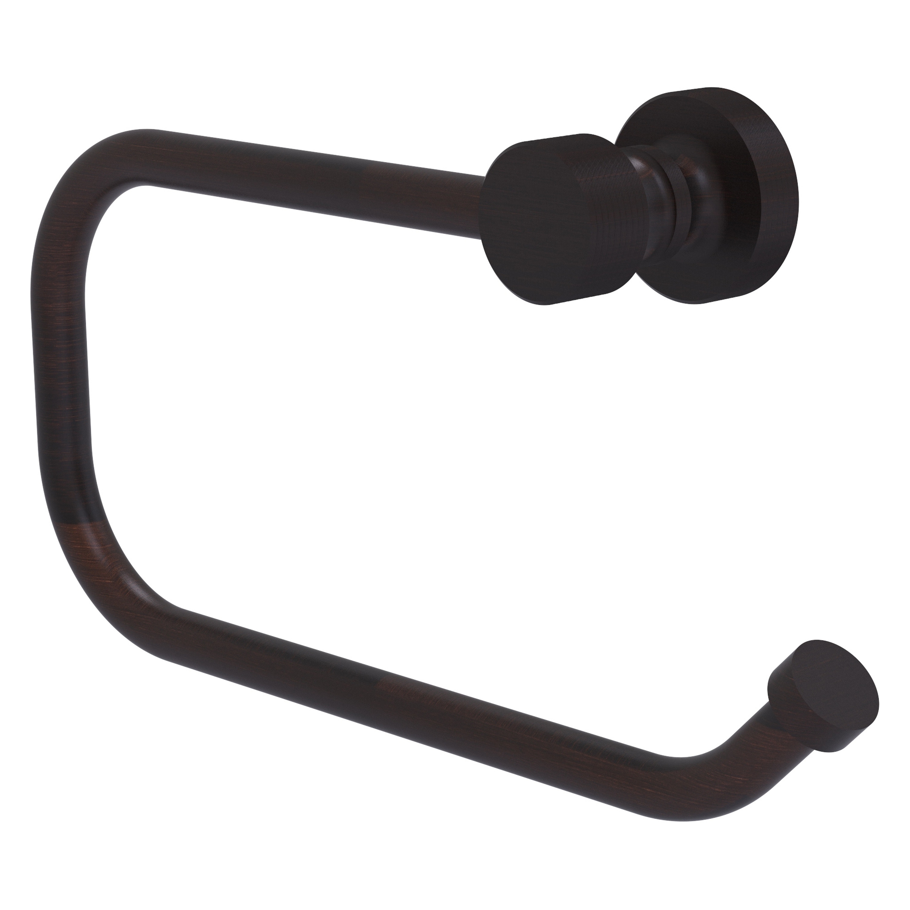 Allied Brass FT-24E-VB Foxtrot Venetian Bronze Wall mount Single post Toilet Paper Holder 1 -Rolls with Storage