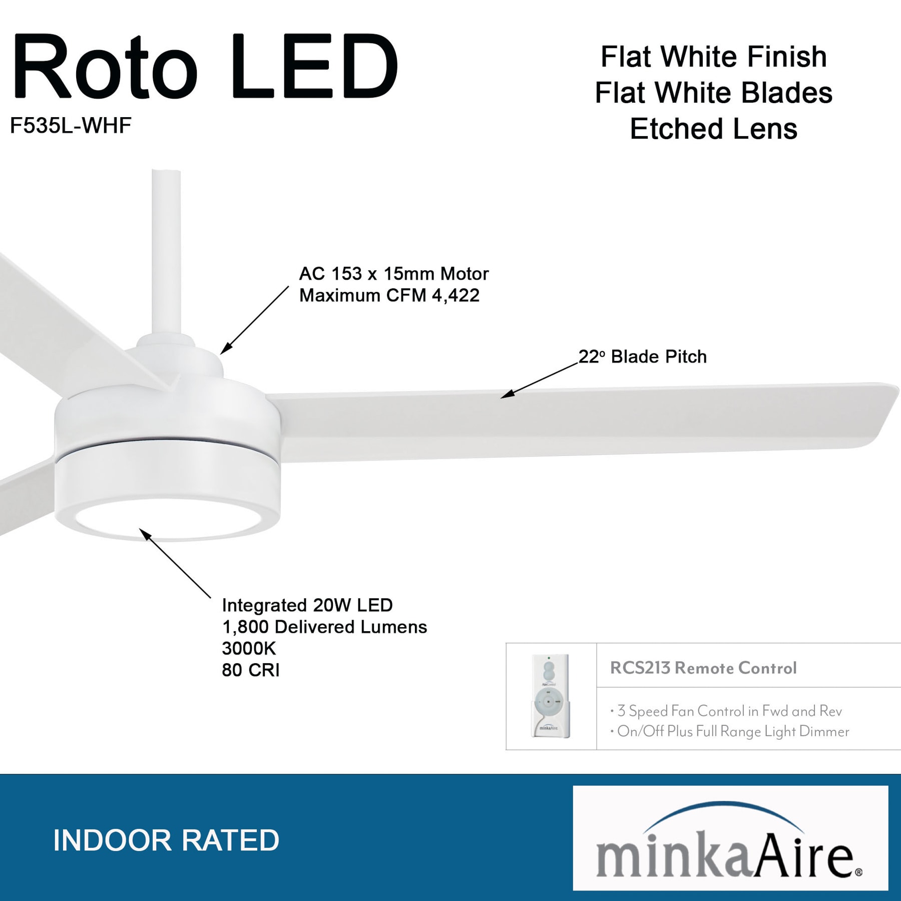 Minka Aire F535L-WHF Ceiling-Fans - View #5