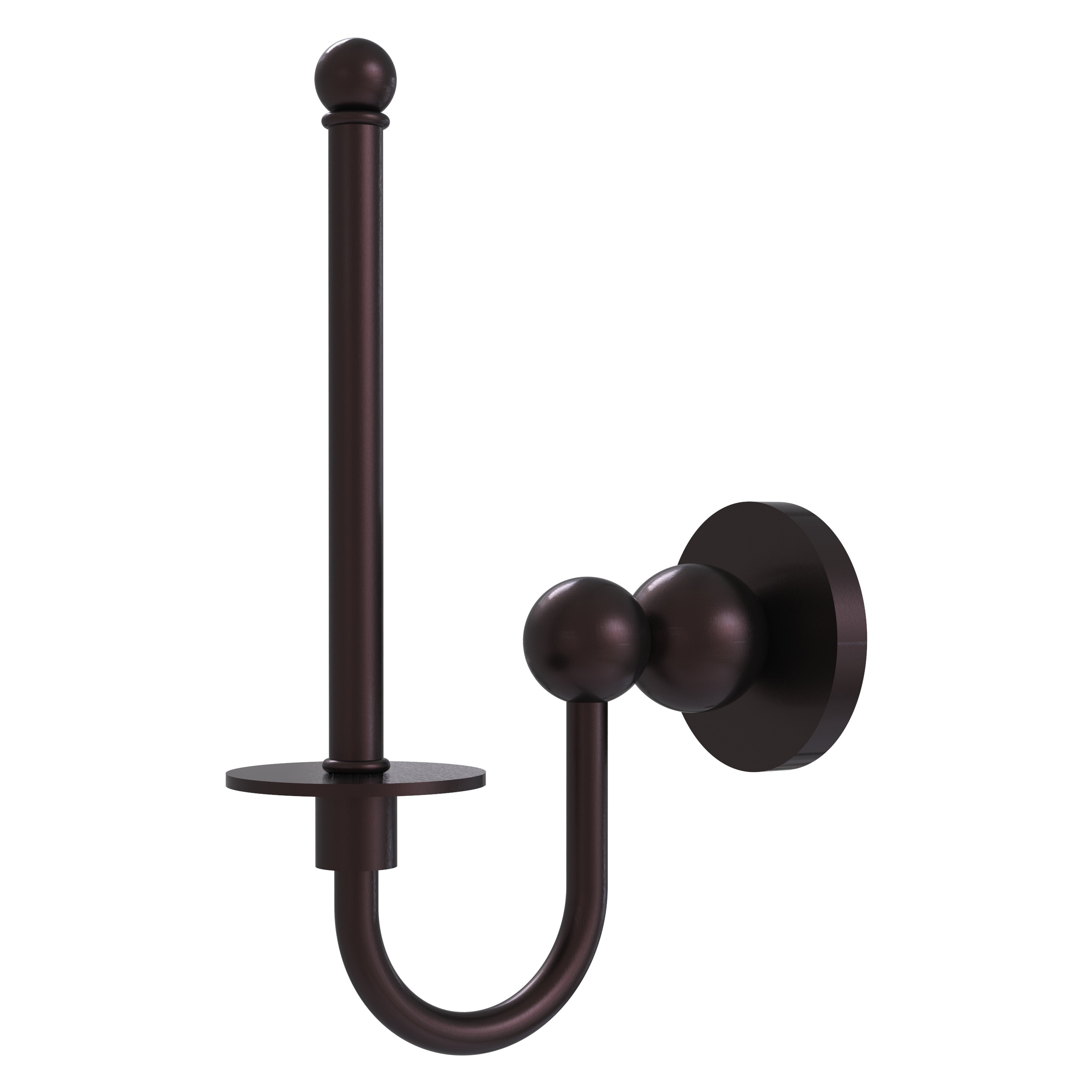 Allied Brass BL-24U-ABZ Bolero Antique Bronze Wall mount Single post Toilet Paper Holder 1 -Rolls