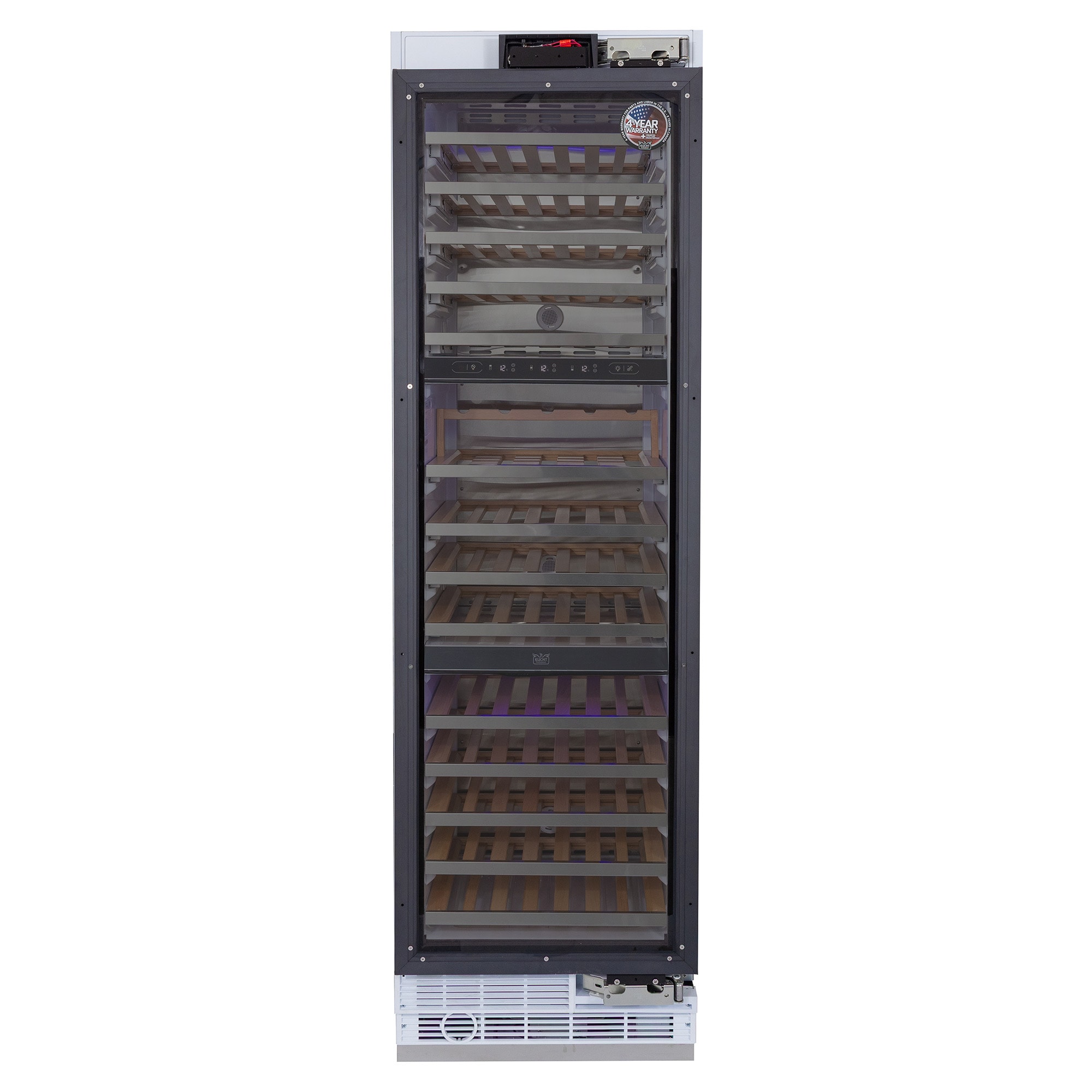 Kucht K240W 17.75-in W 100 -Bottles Panel ready Dual Zone Cooling Built-in Indoor Wine Cooler