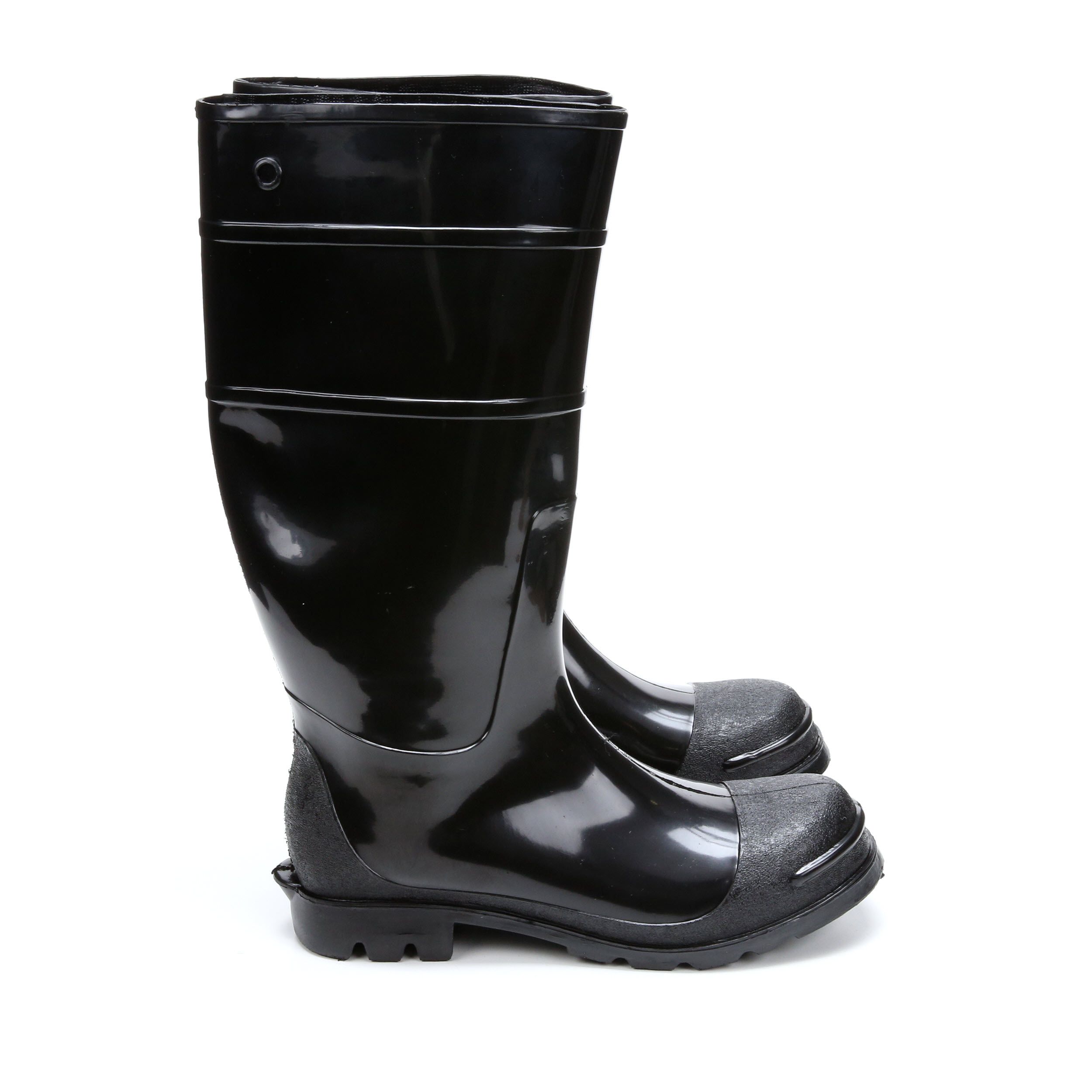 West Chester Mens White Waterproof Rubber Boots Size: 11 Medium in