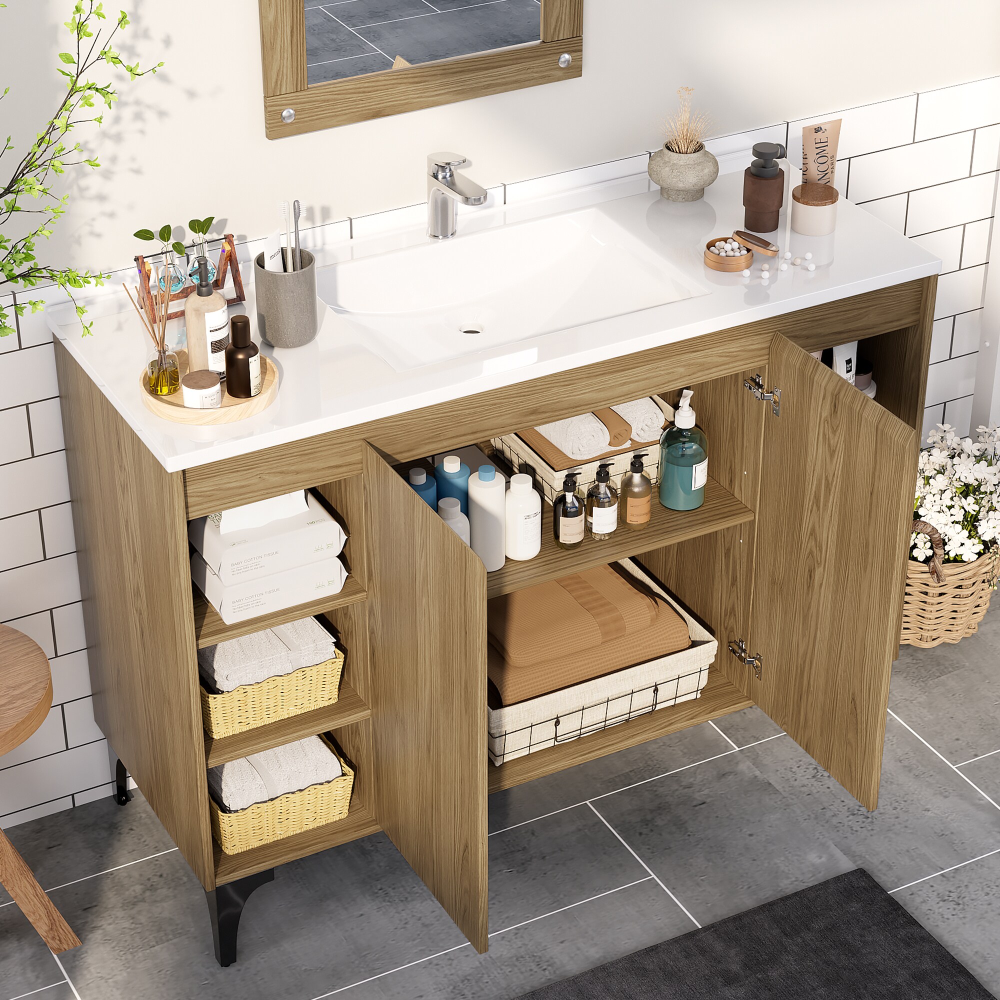 JEAREY JE-LDCWD-BE Bath-Vanity-Combo - View #3