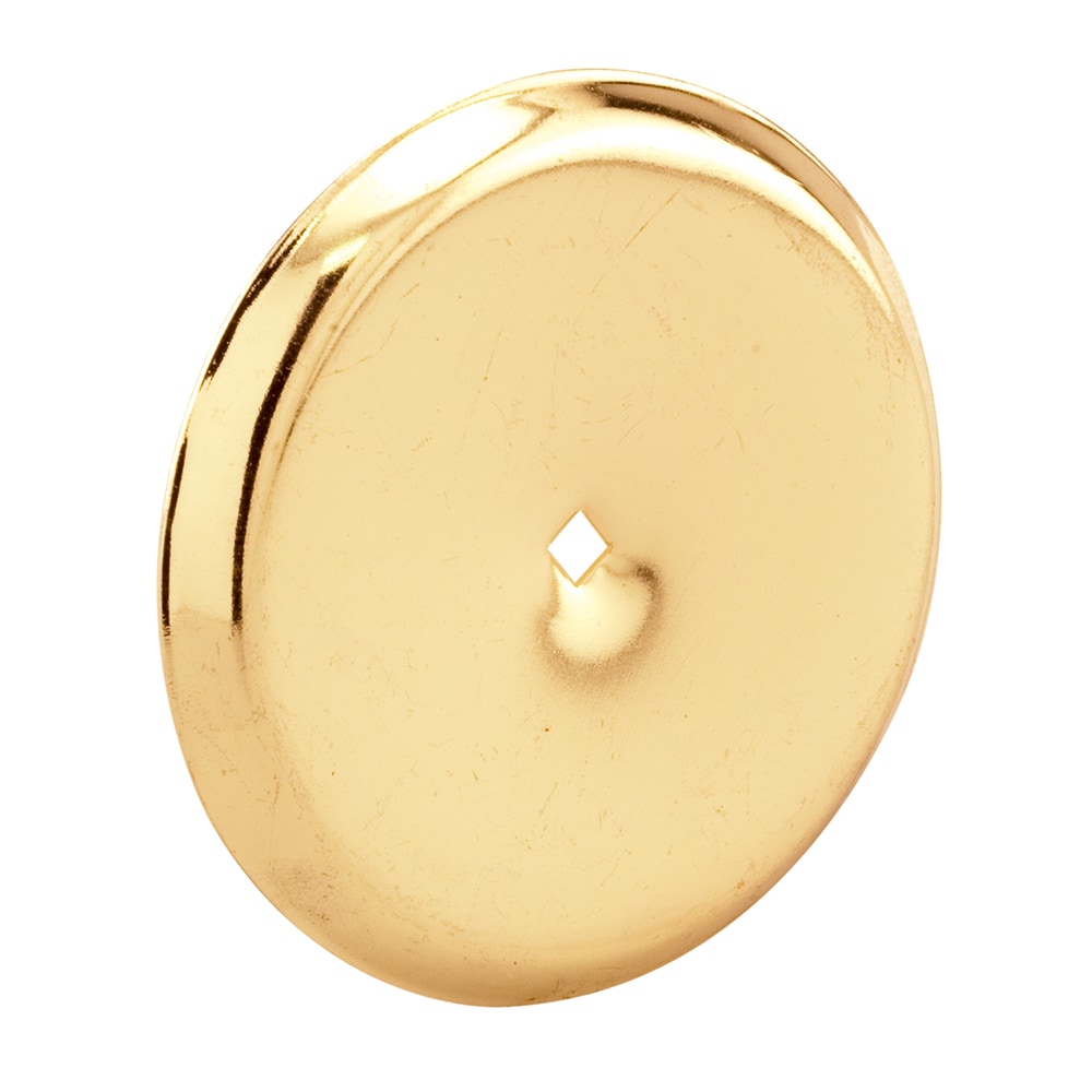 Prime-Line MP9200 5 -Pack Gloss Gold Brass Mounting template