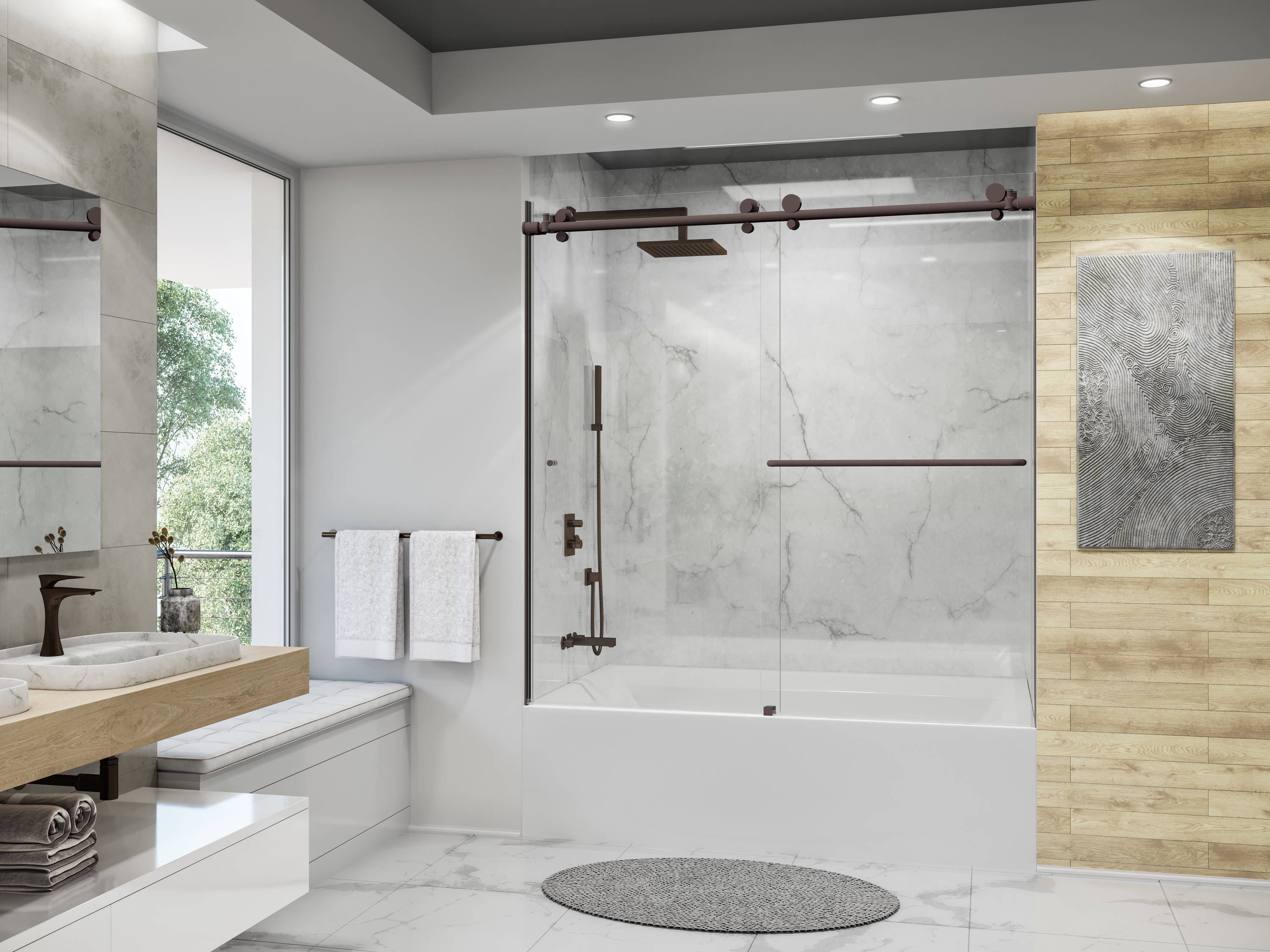 Holcam ECBTEORBCLR6060HS Bathtub-Doors - View #2