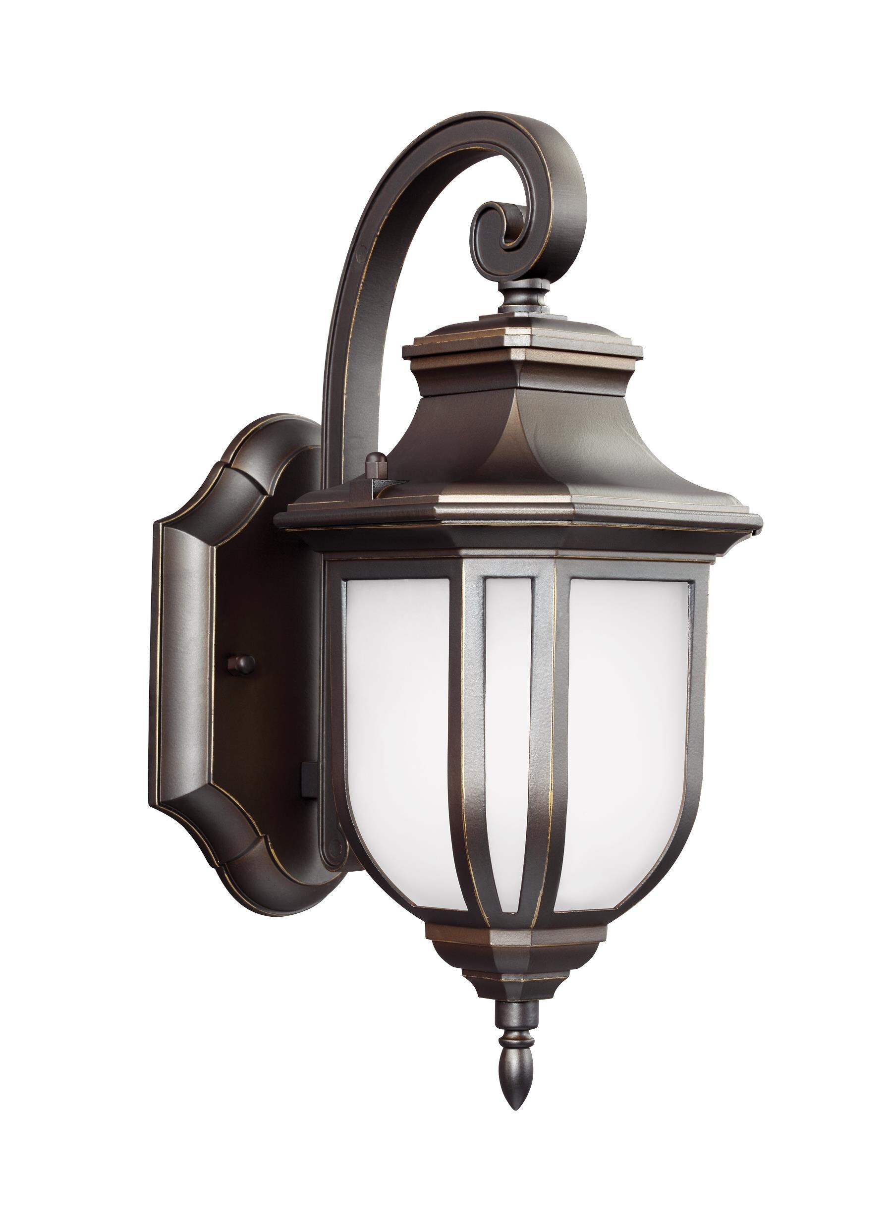 Generation Lighting 8536301-71 Childress 1 -Light 12.63-in H Antique Bronze Hardwired Outdoor Wall Light