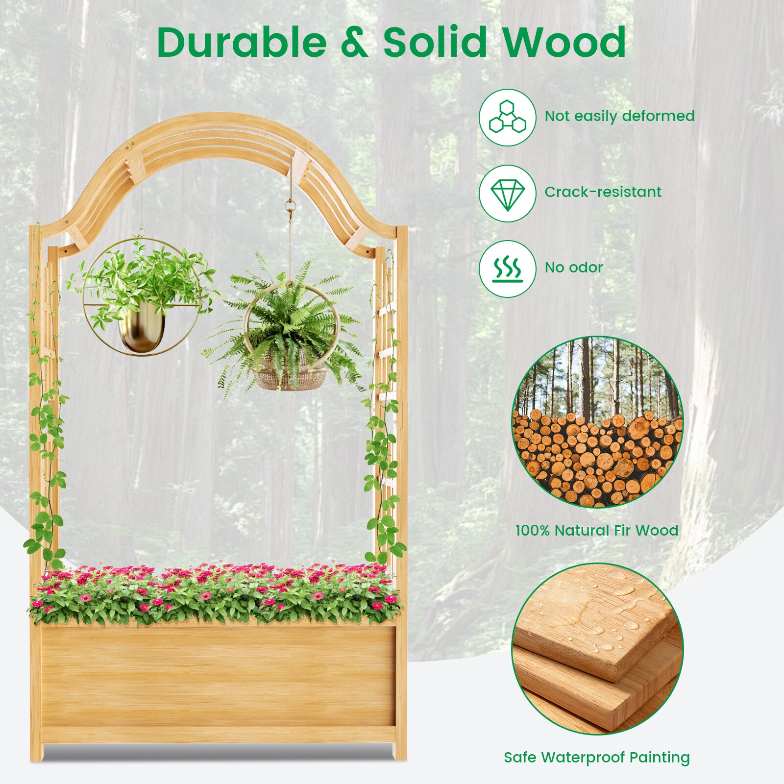 DOCRED PLG-HX-GX-LS02 Raised-Garden-Beds - View #8