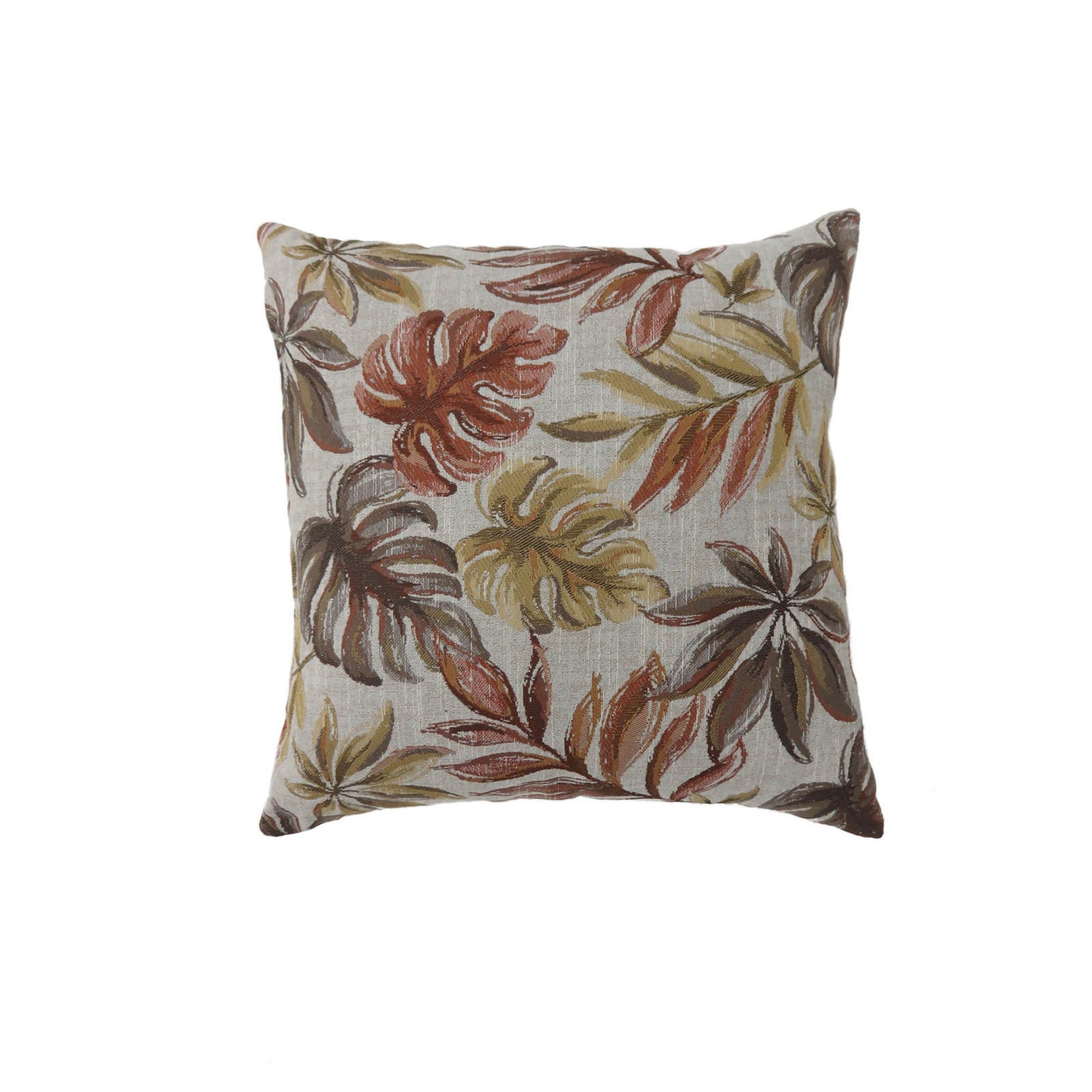Benzara BM177974 2-Piece 18-in x 18-in Red Indoor Decorative Pillow