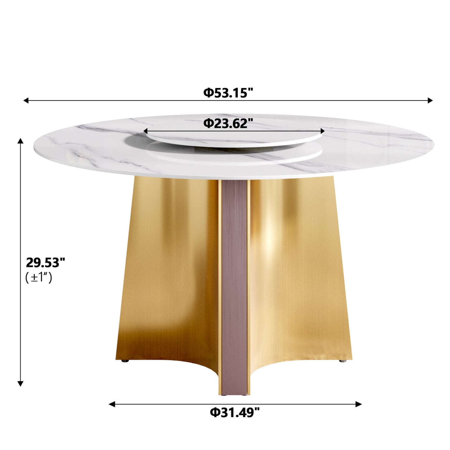 BuotiqHom DH-B-135W60-1G Dining-Tables - View #5