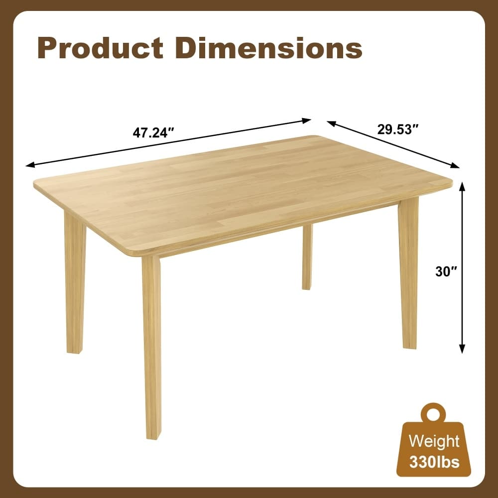 Coolbibila JENS-TABLE-NATURAL Dining-Tables - View #3
