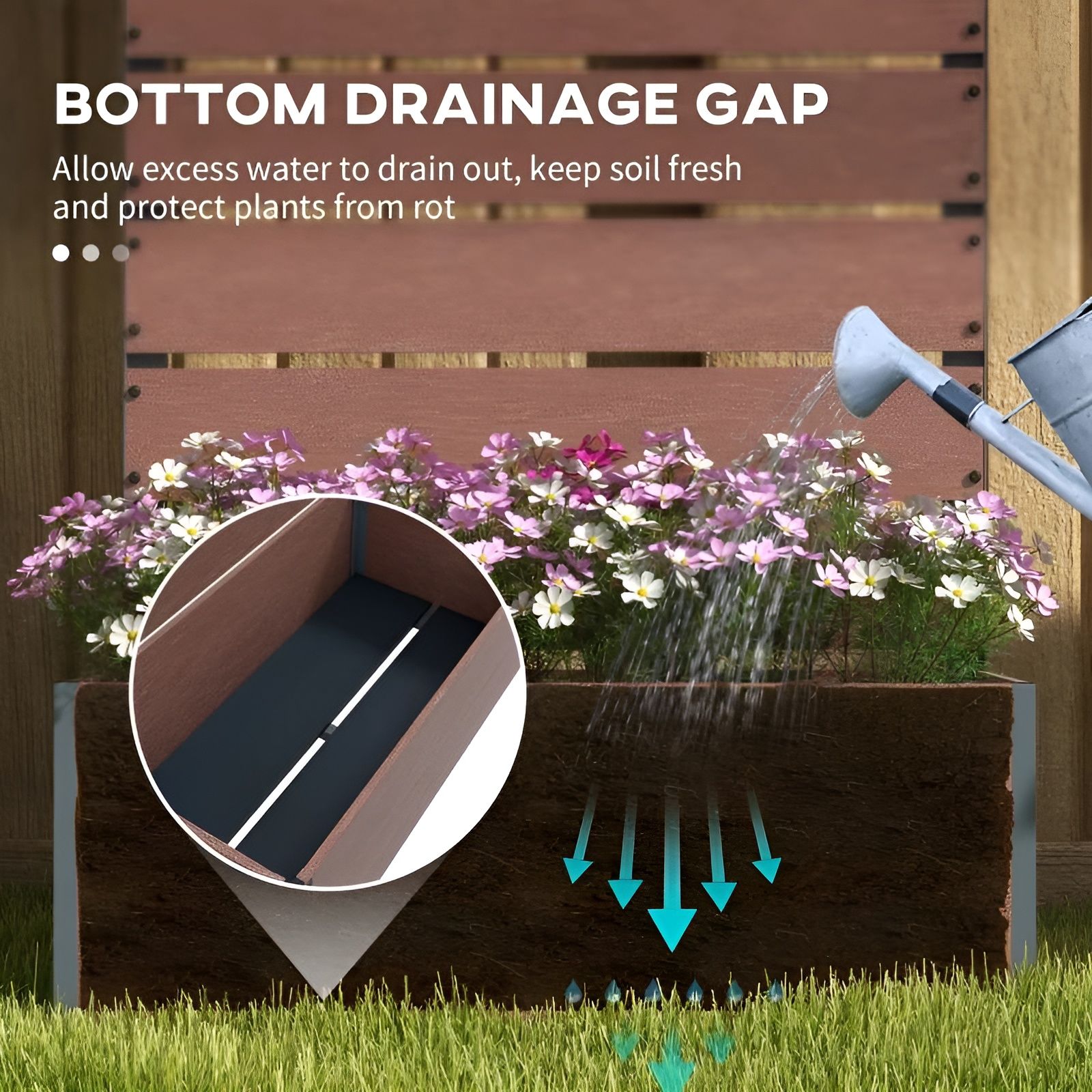 Slickblue D-FR-278465HTRMRB Raised-Planter-Boxes - View #5