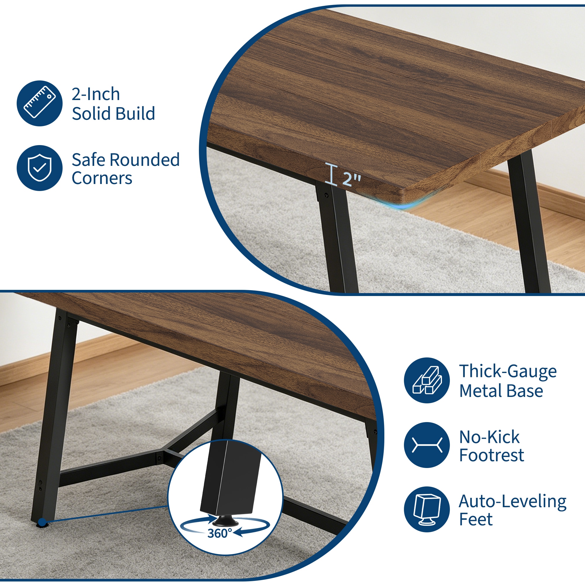 GarveeLife IEJVPZO1XWIZDR Dining-Tables - View #3
