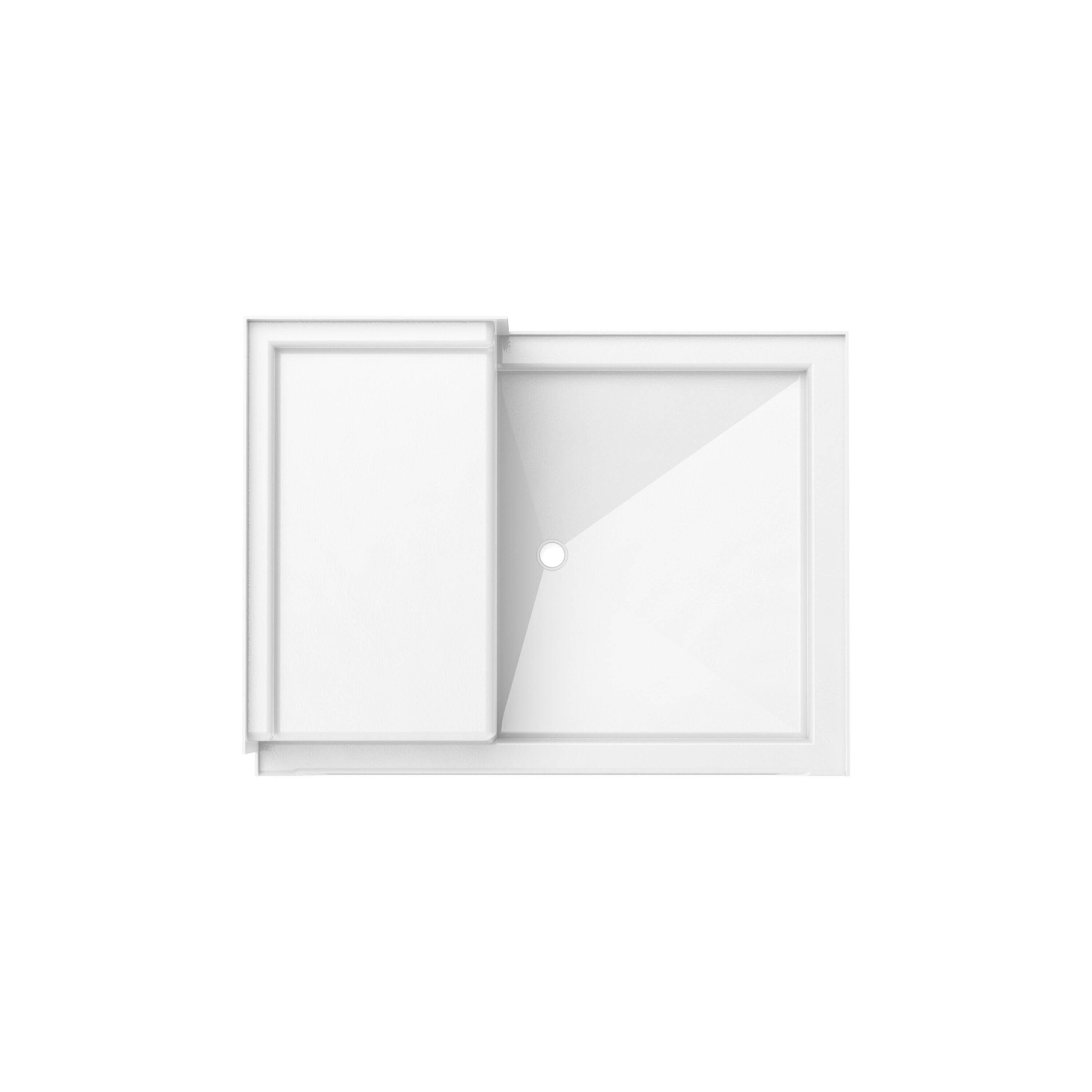Laurel Mountain LM4836SB1SLWHTG Shower-Floors - View #5