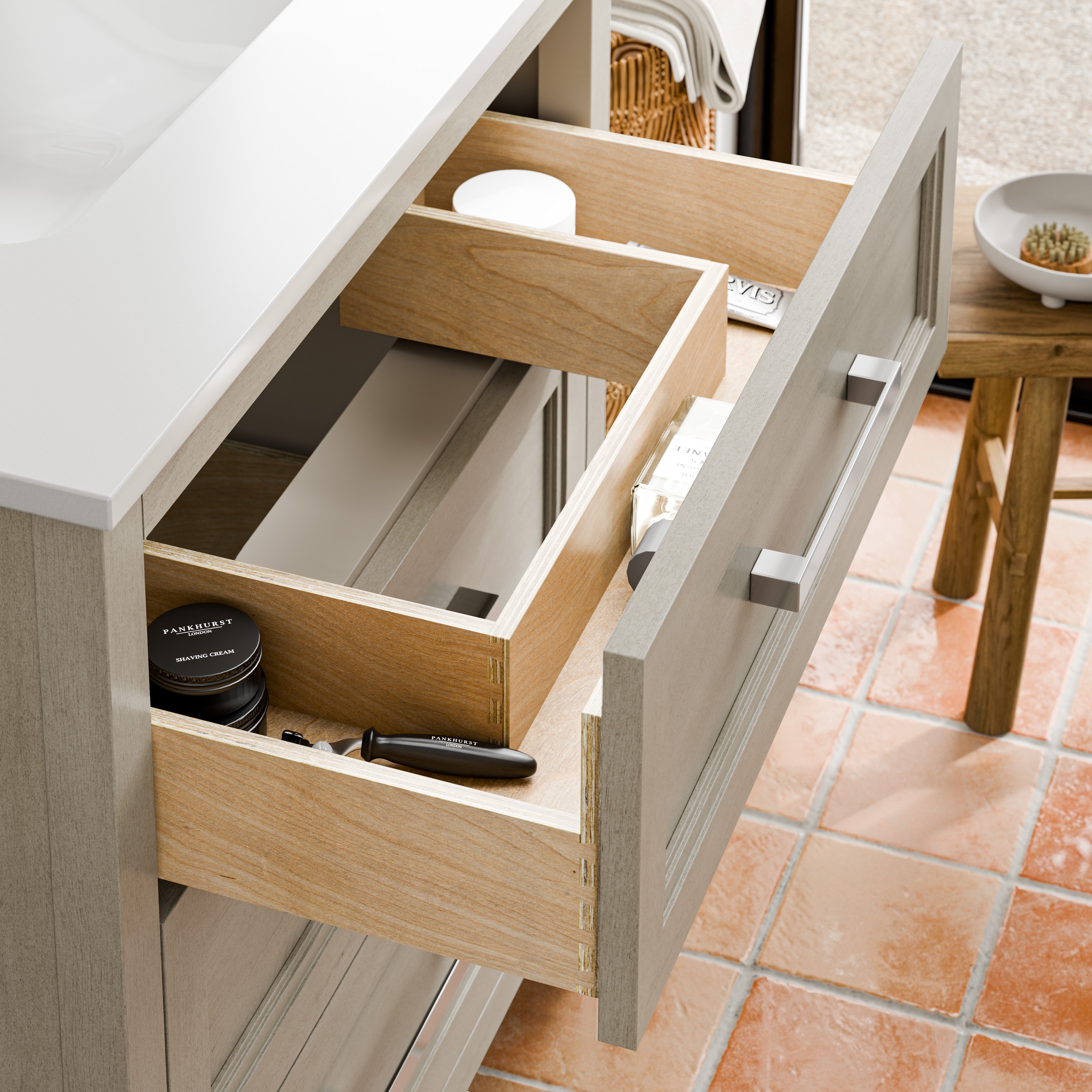 etiennedenページ allen + roth Norton 30-in Latte Undermount Single Sink Bathroom