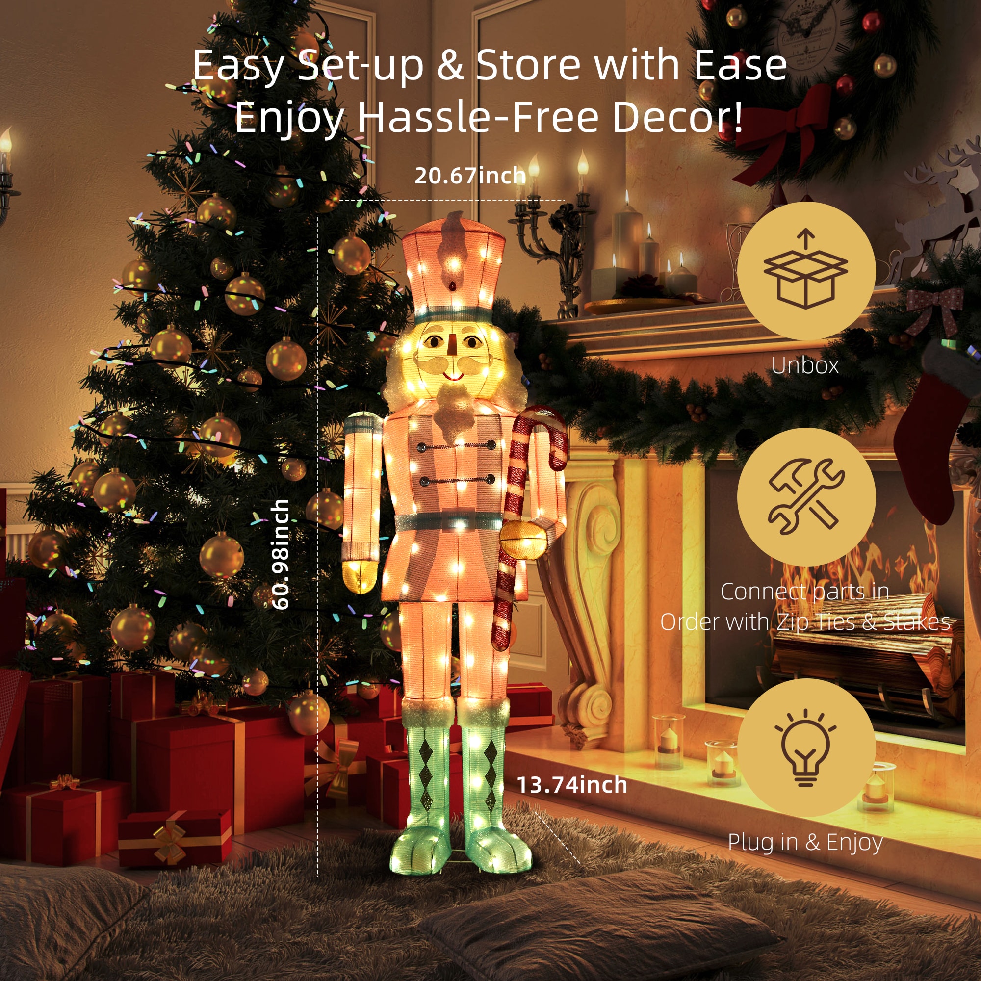 Starfree HOXSOD0101PNK Outdoor-Christmas-Decor - View #5