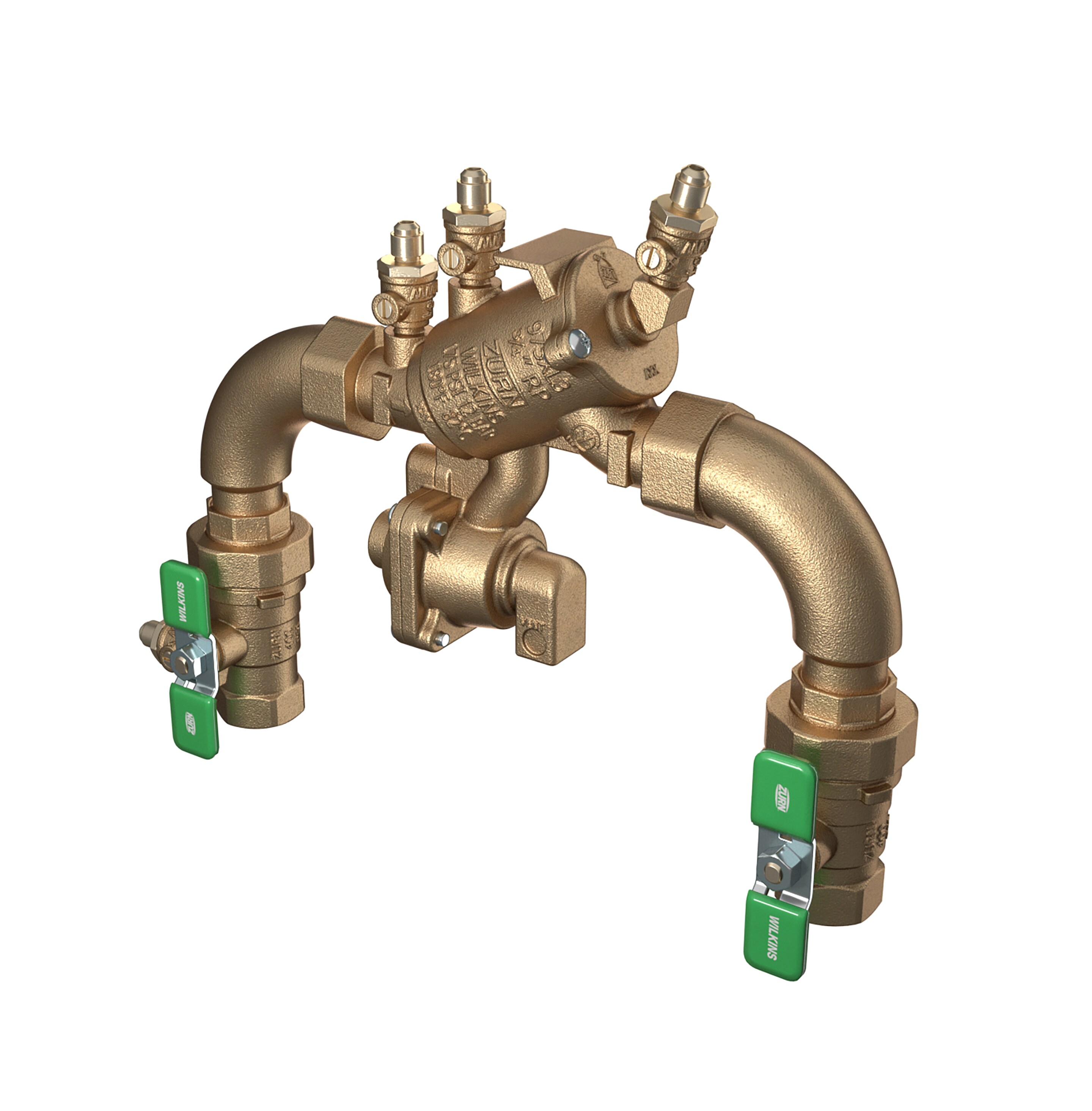 Zurn Wilkins 3/4-in Bronze FNPT Backflow Preventer In The Backflow ...