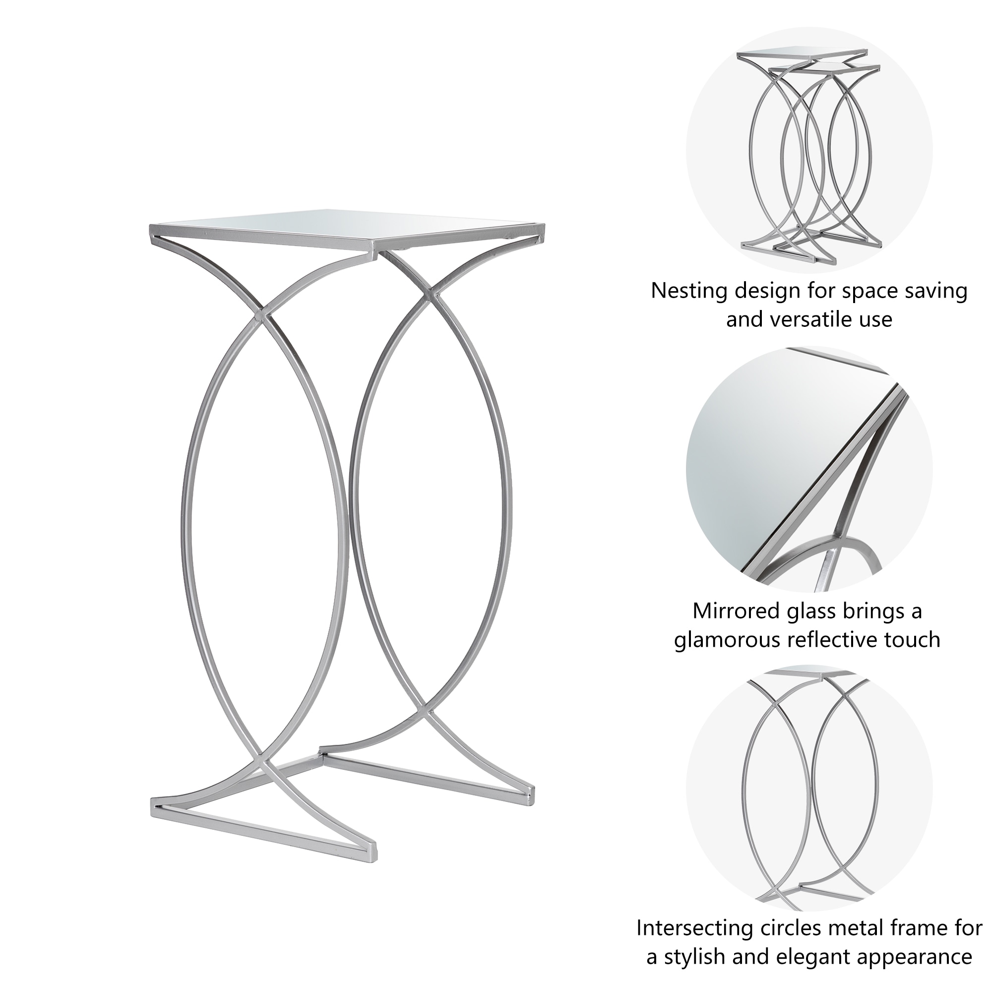 Glitzhome 2000800004 Accent-Table-Sets - View #4