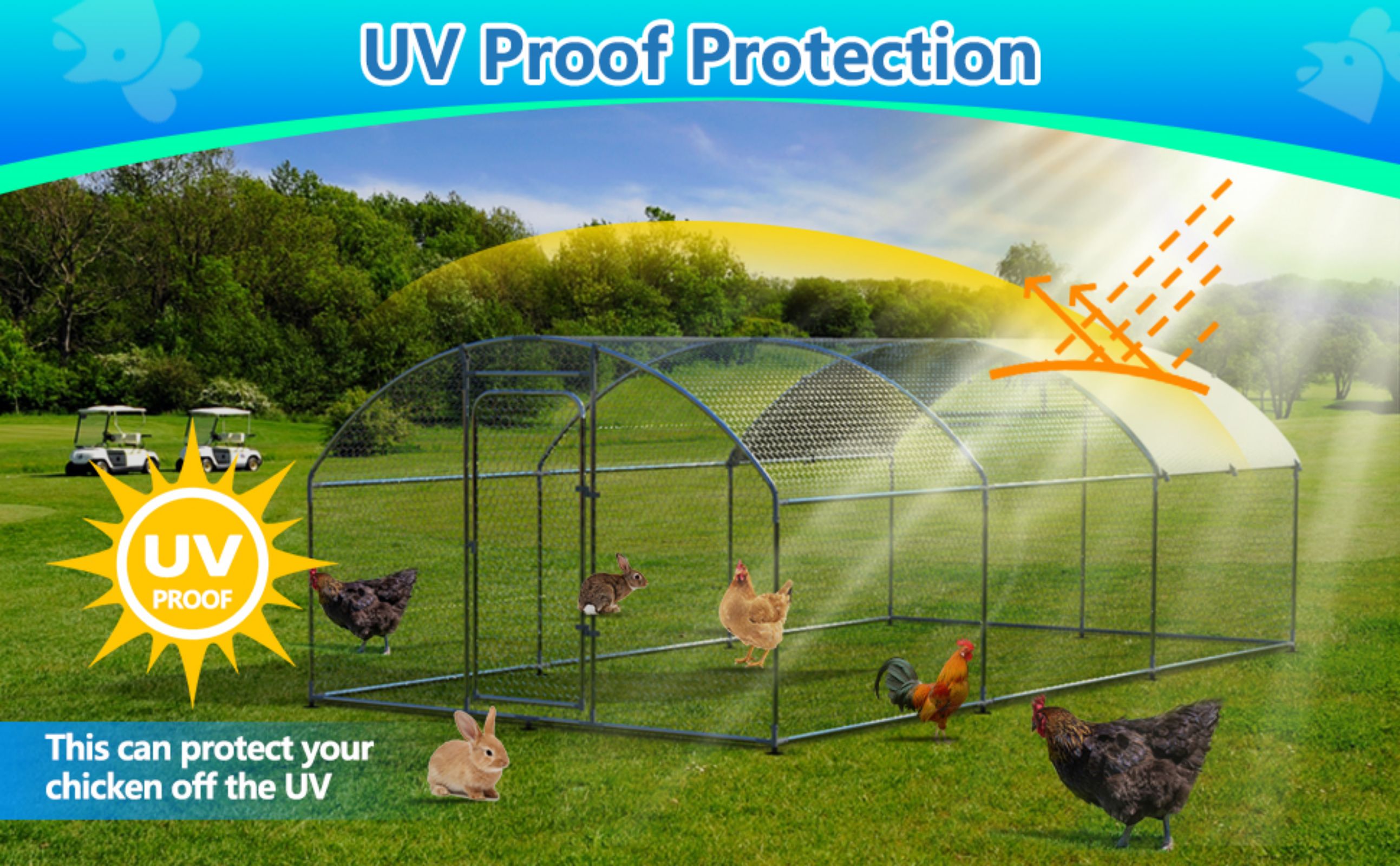 Maocao Hoom JL145408 Chicken-Coops-Rabbit-Hutches - View #5