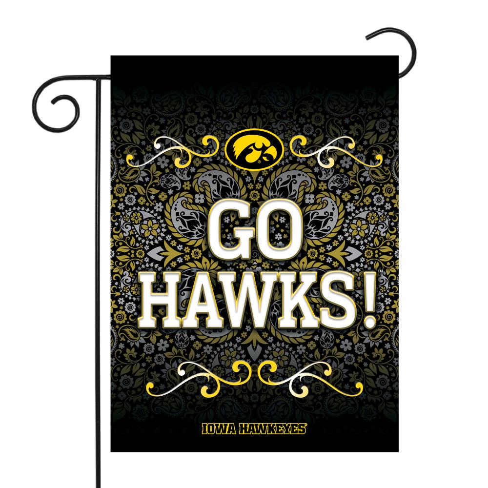 Iowa Hawkeyes Garden Flag and Yard Banner 