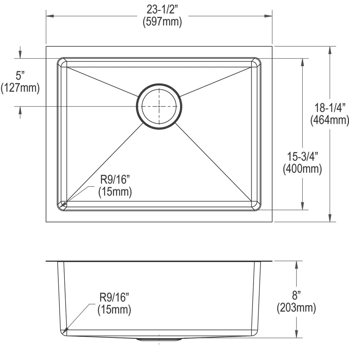 Elkay EFRU2115T Kitchen-Sinks - View #13