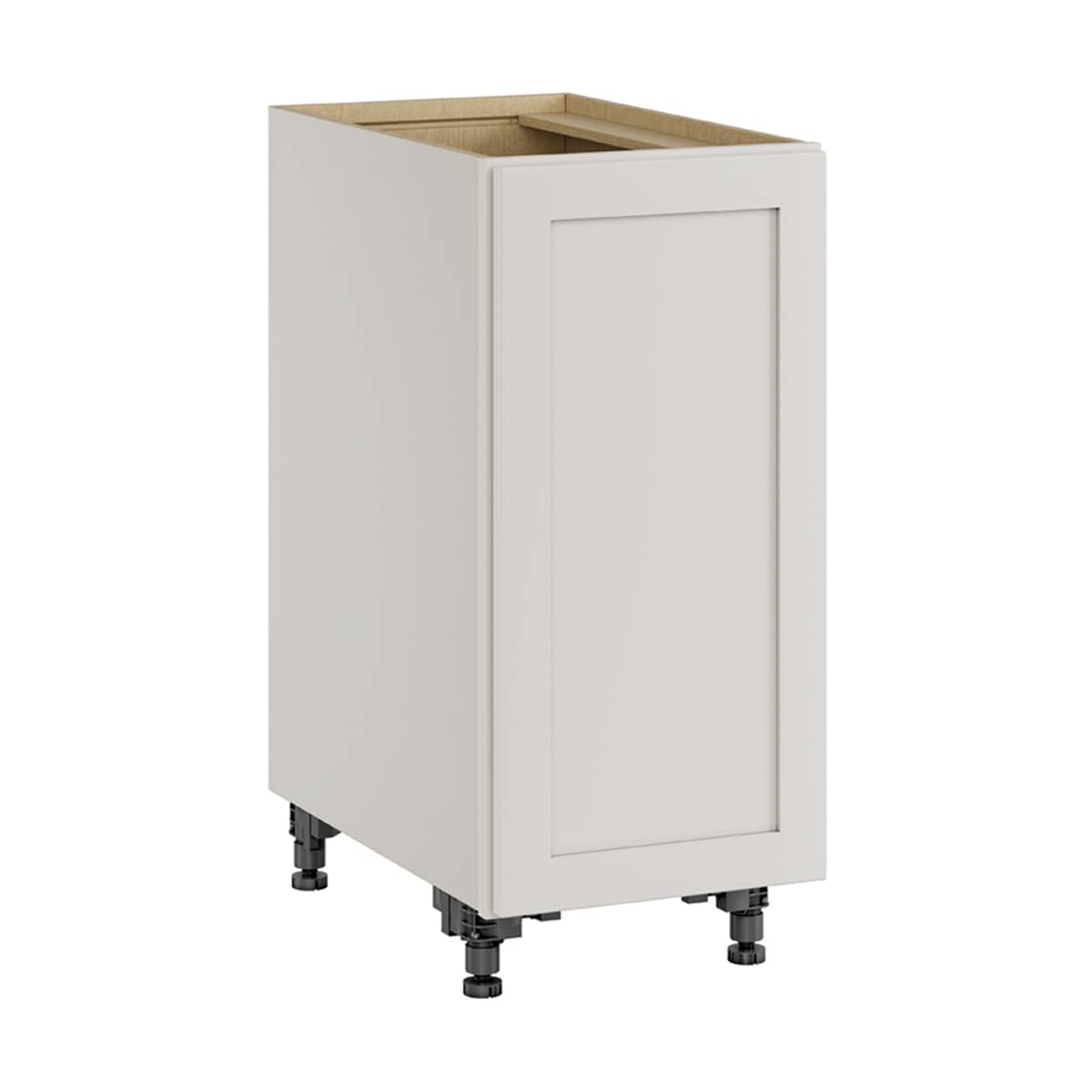 Whalen CLICK-IT LWSCLICK-03G Windsor Lane 15-in W x 34.5-in H x 24-in D Light Gray Birch Base Ready to assemble Plywood Cabinet (Raised Panel Shaker)