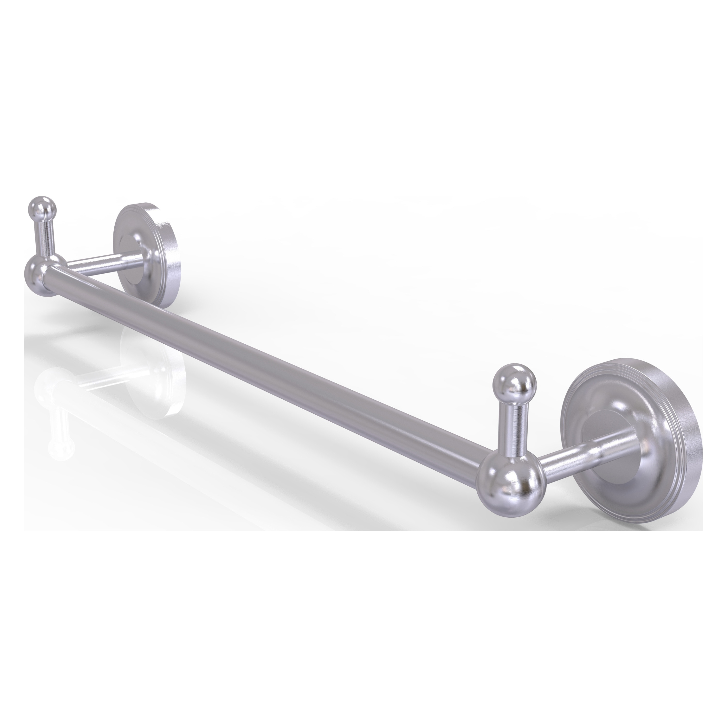 Allied Brass PR-41-18-PEG-SCH Prestige Regal 18-in Satin Chrome Wall mount Single Towel Bar