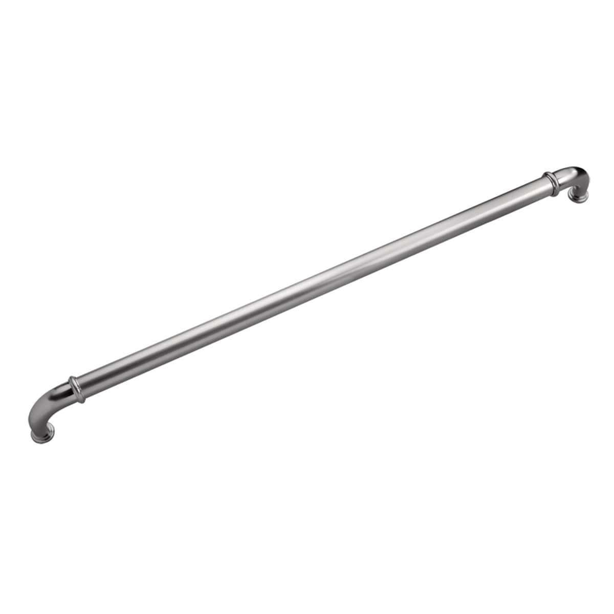 Hickory Hardware K63-15-5B Cottage 24-in , Satin Nickel Rectangular Handle 5 -Pack