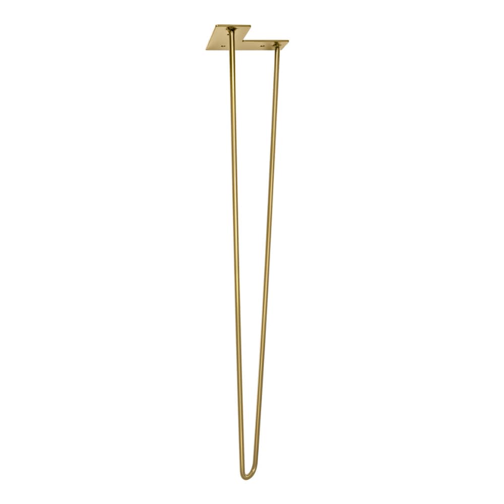 Waddell 2994G 5-in x 28-in Hairpin Painted galvanized steel End table leg