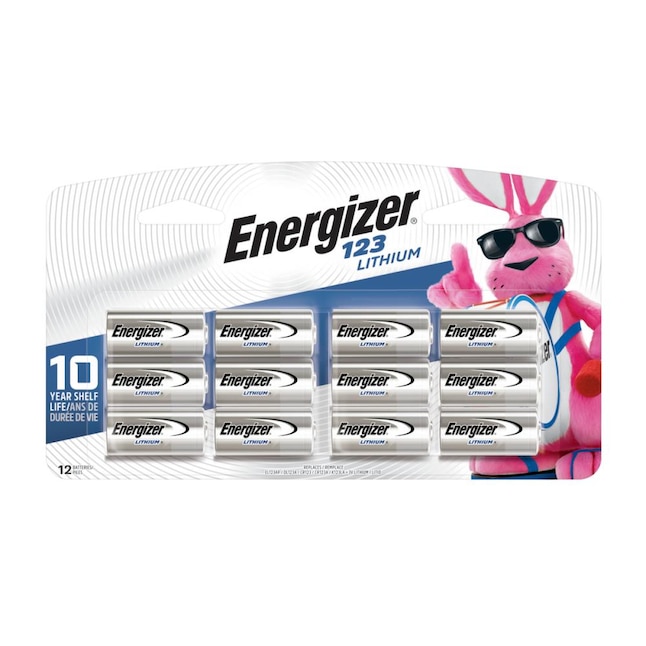 I hele verden Berygtet masser Energizer Lithium CR123 Digital Camera Batteries (12-Pack) in the Device  Replacement Batteries department at Lowes.com