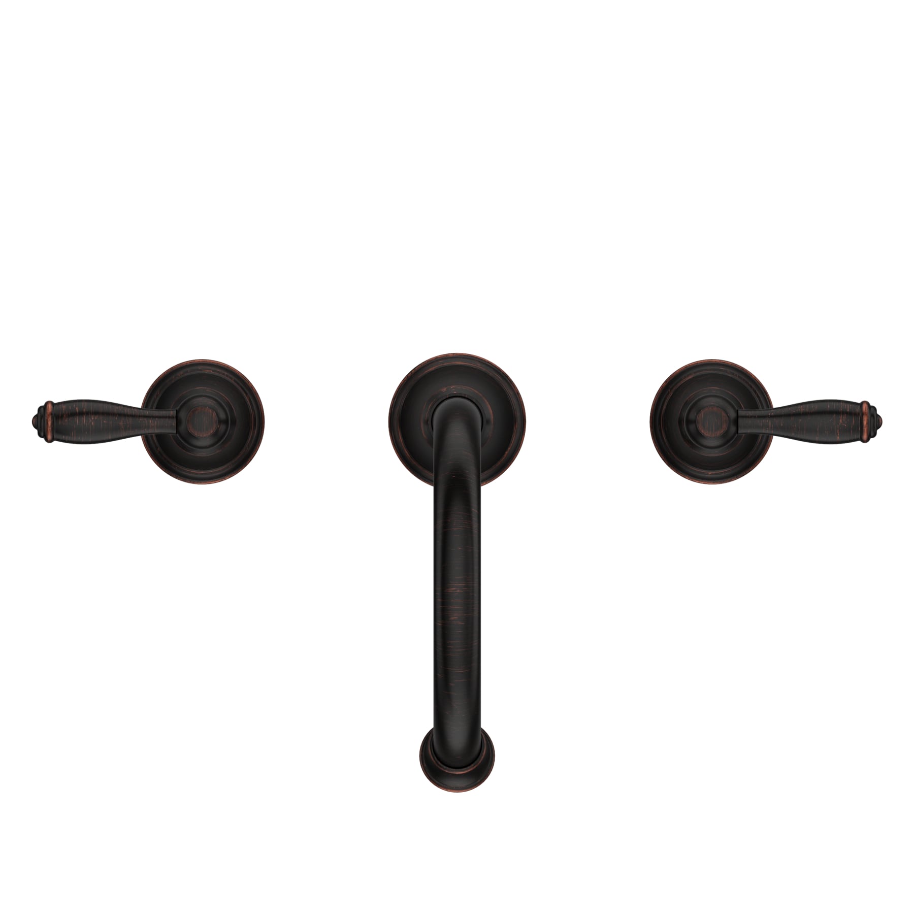 Tuscan Bronze Courant 8-Inch Widespread Bathroom Faucet