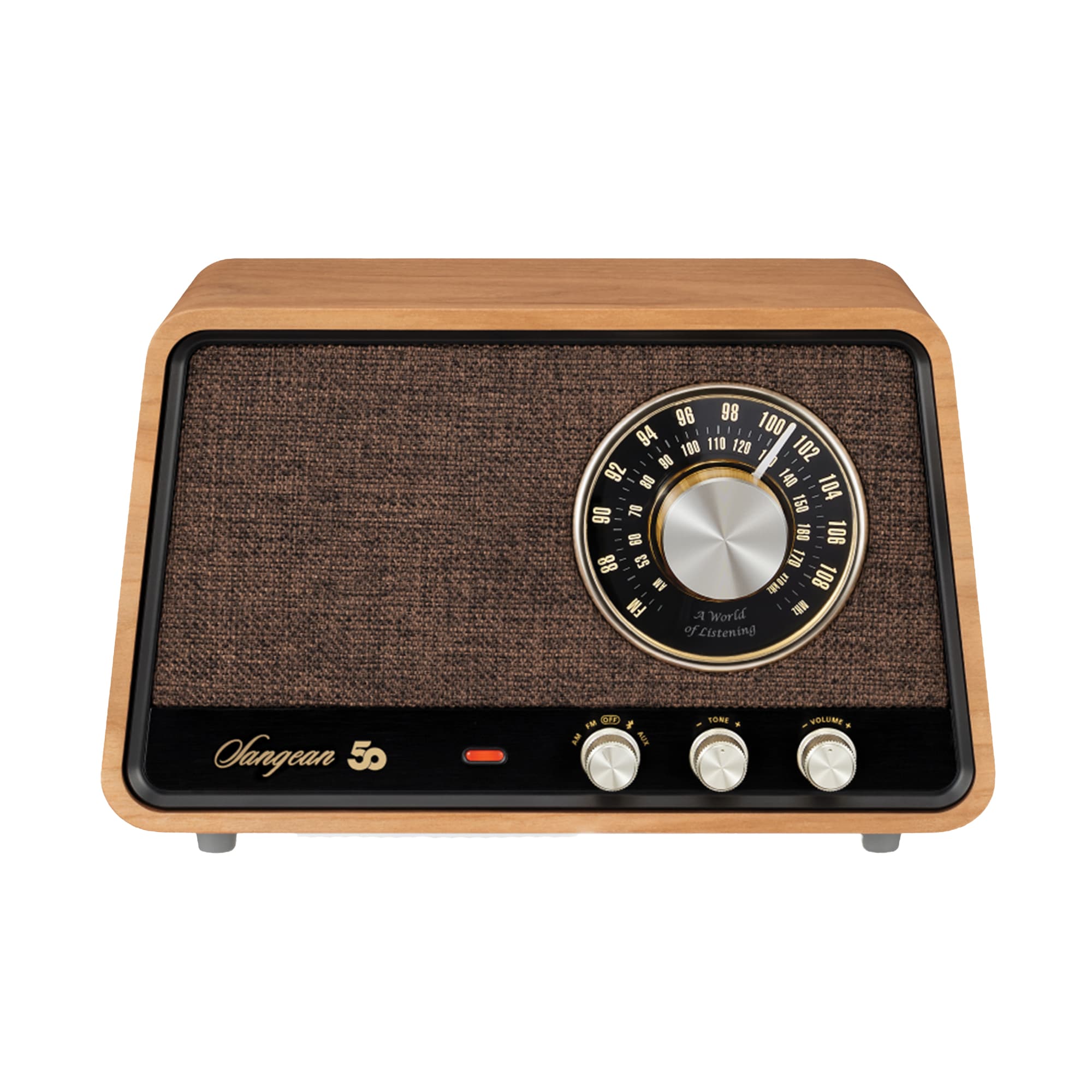 Sangean AM/FM radio Brown #SNGWR55