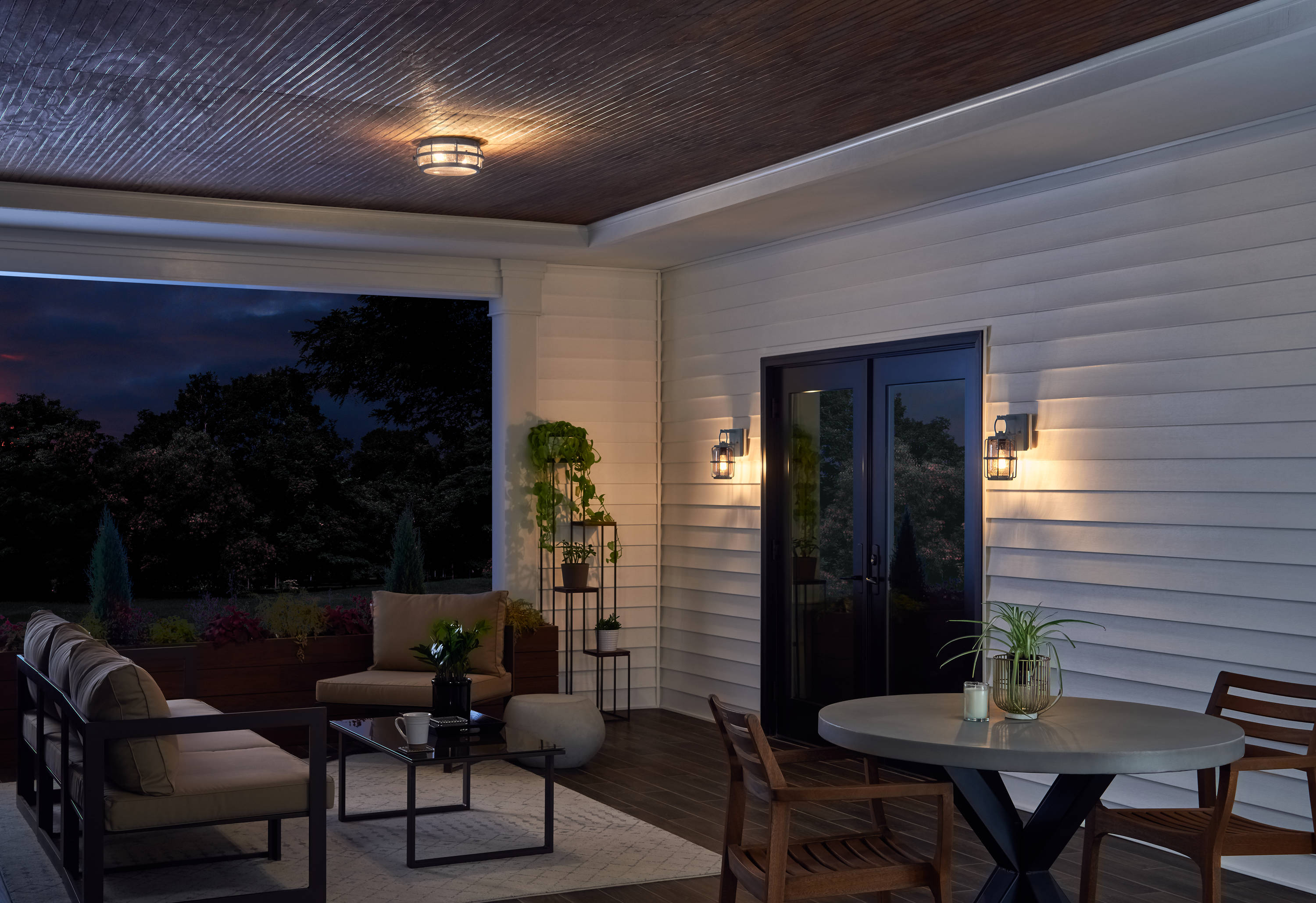 Shop Kichler Montview Weathered Zinc Outdoor Lighting Collection at