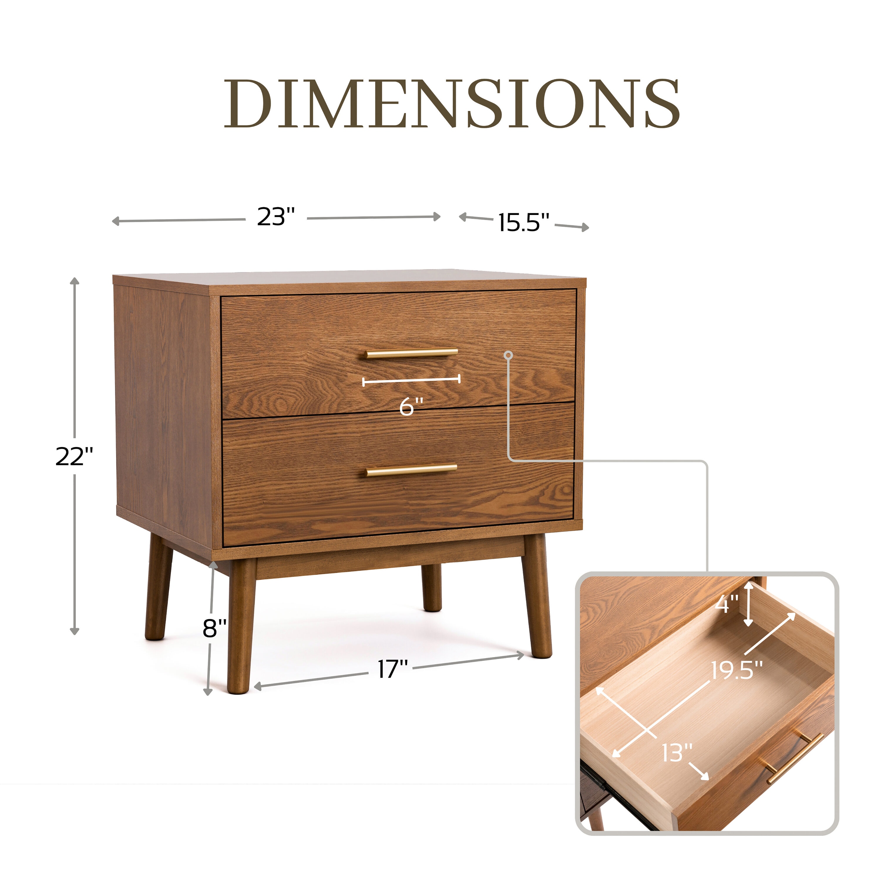 Furniture of America IDF-7220WN-N nightstands - View #3