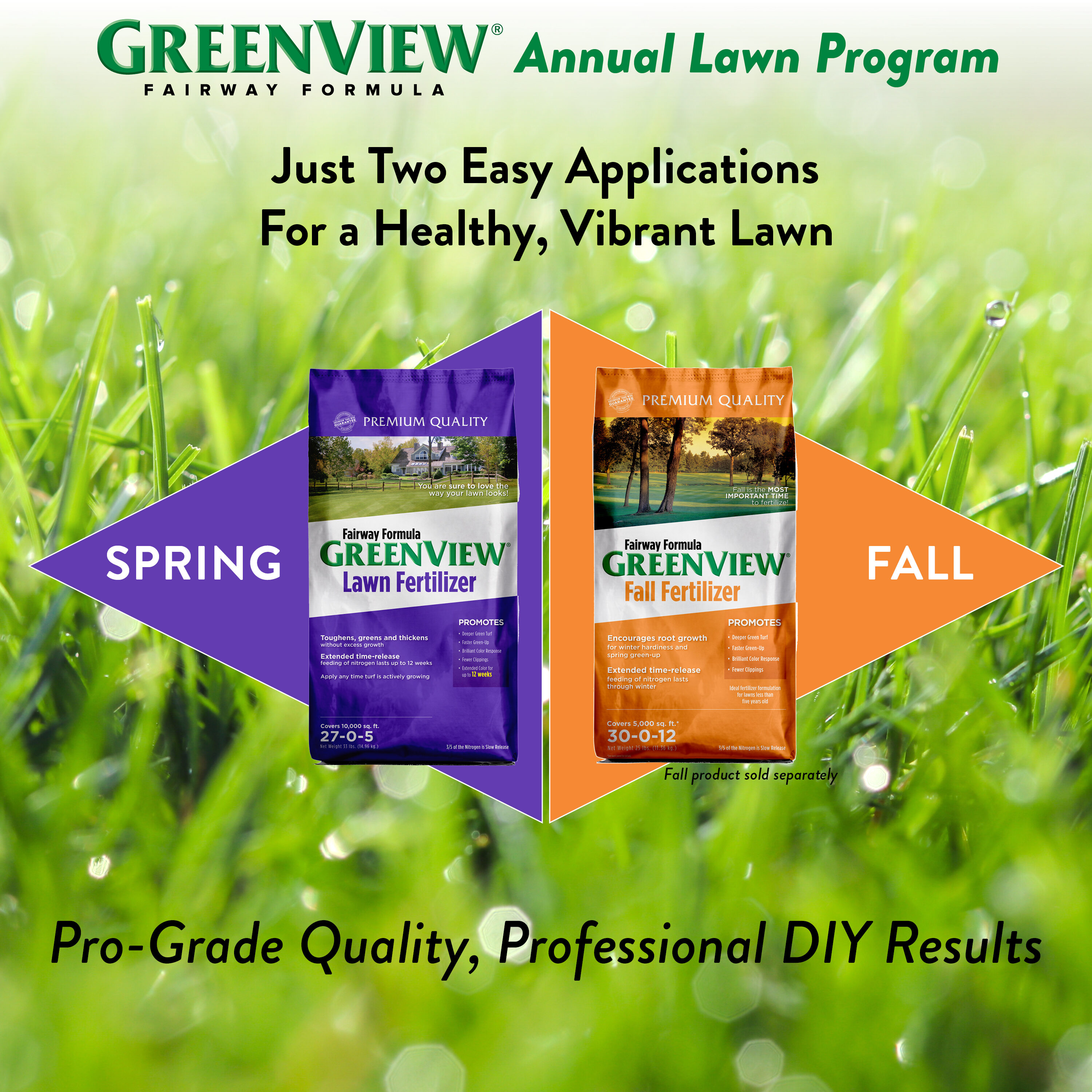 Greenview Fairway Formula 16.5-lb 5000-sq ft 27-0-5 Fertilizer in the Lawn  Fertilizer department at