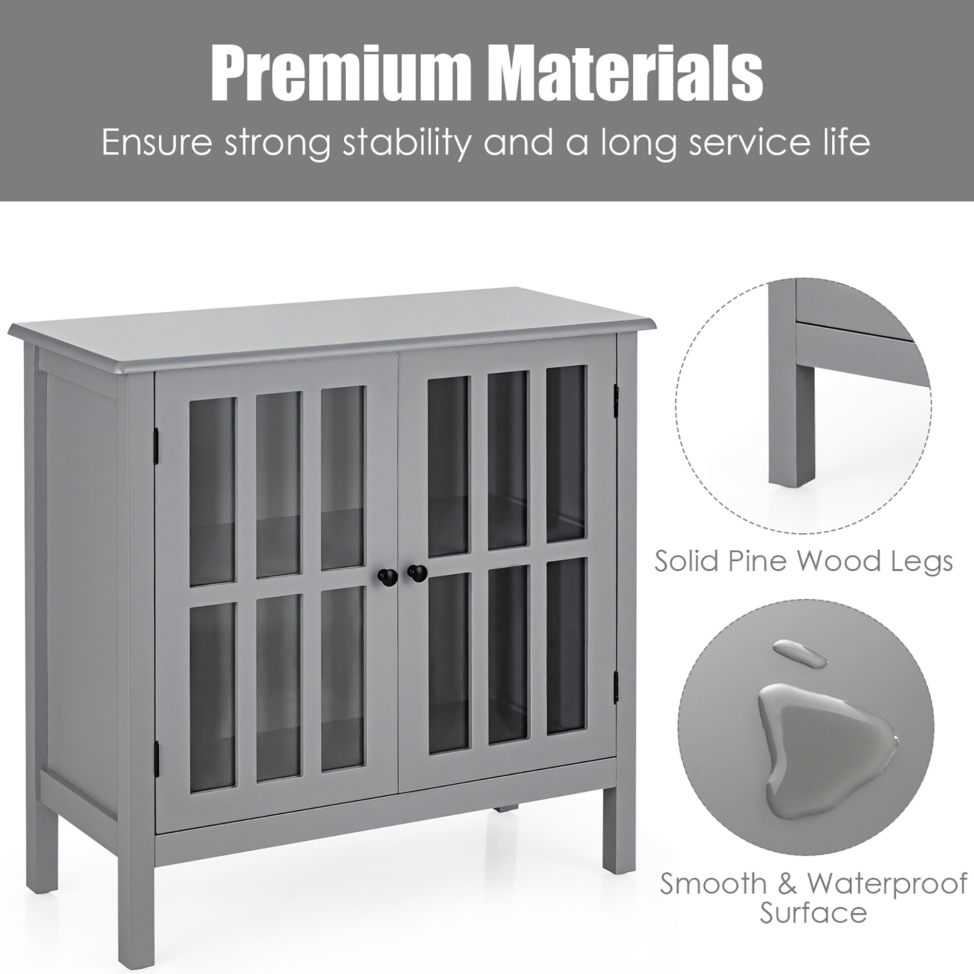 Costway SXL00117 Utility-Storage-Cabinets - View #5