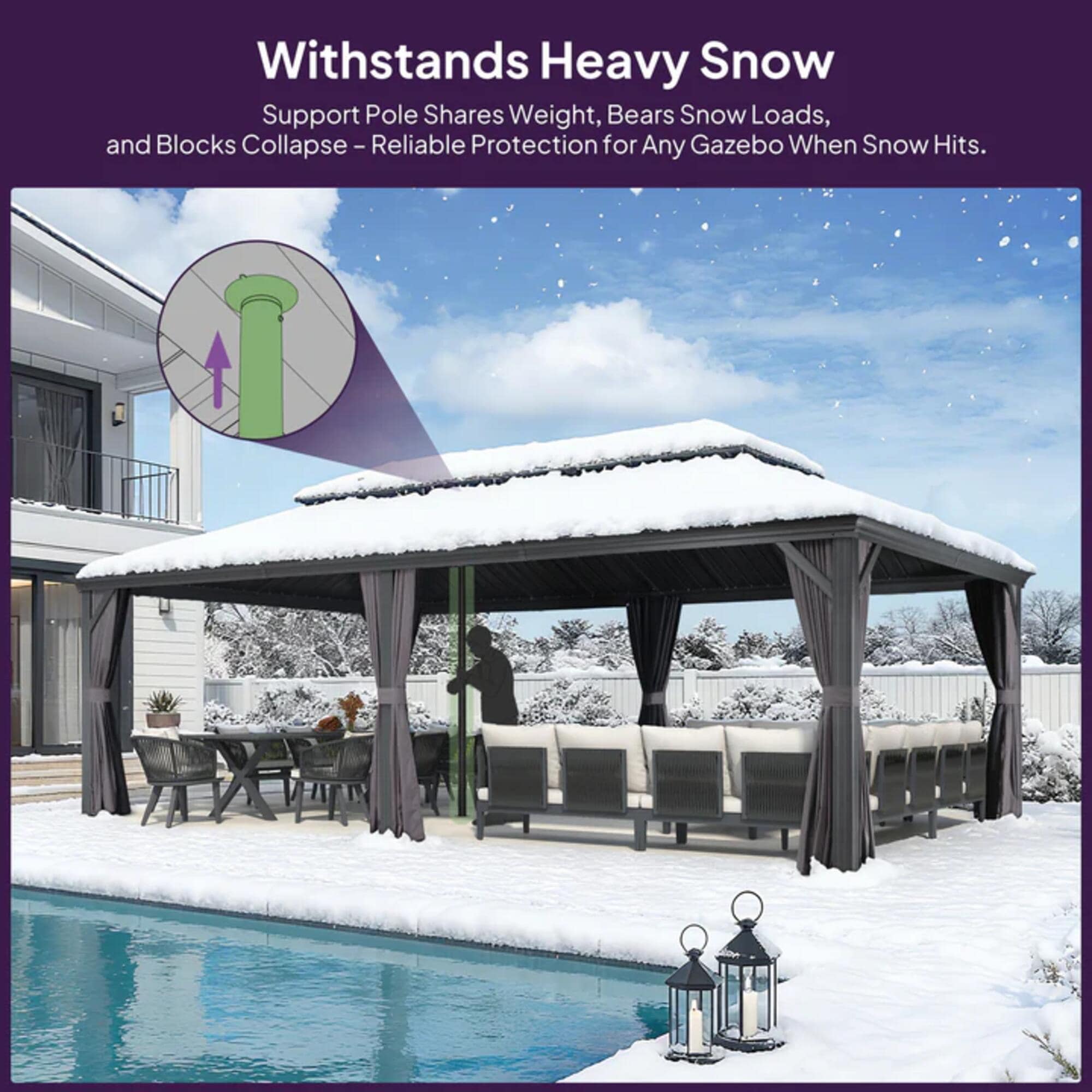 PURPLE LEAF LSG-SP Gazebo-Parts-Accessories - View #9
