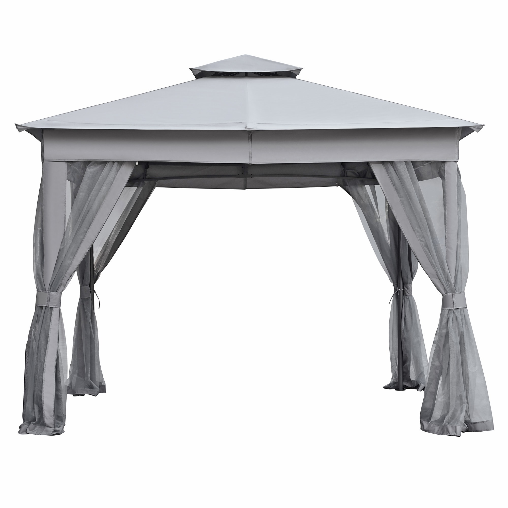 SINOFURN SYB740012WT Wood-Resin-Gazebos - View #6