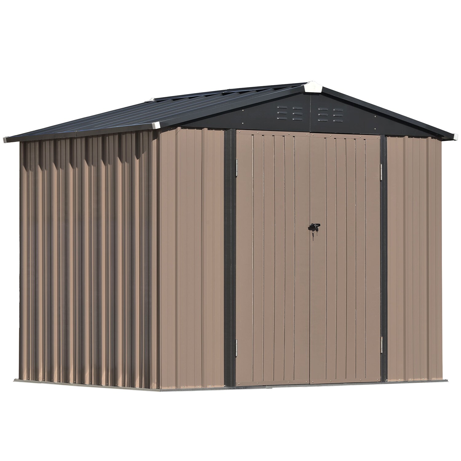 SINOFURN SYA010308GY Metal-Storage-Buildings-Sheds - View #4