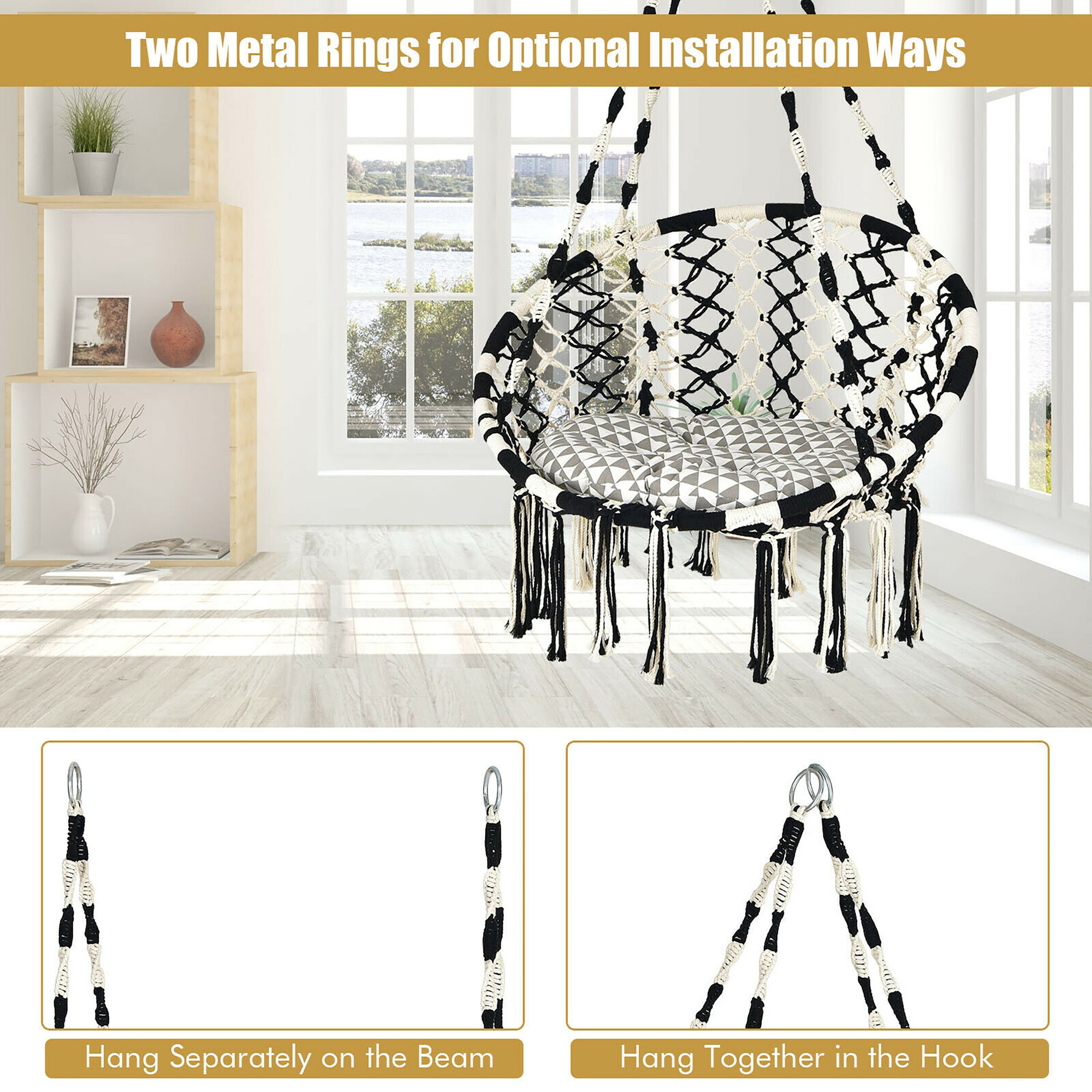 Costway JV10336 Playset-Swings - View #3