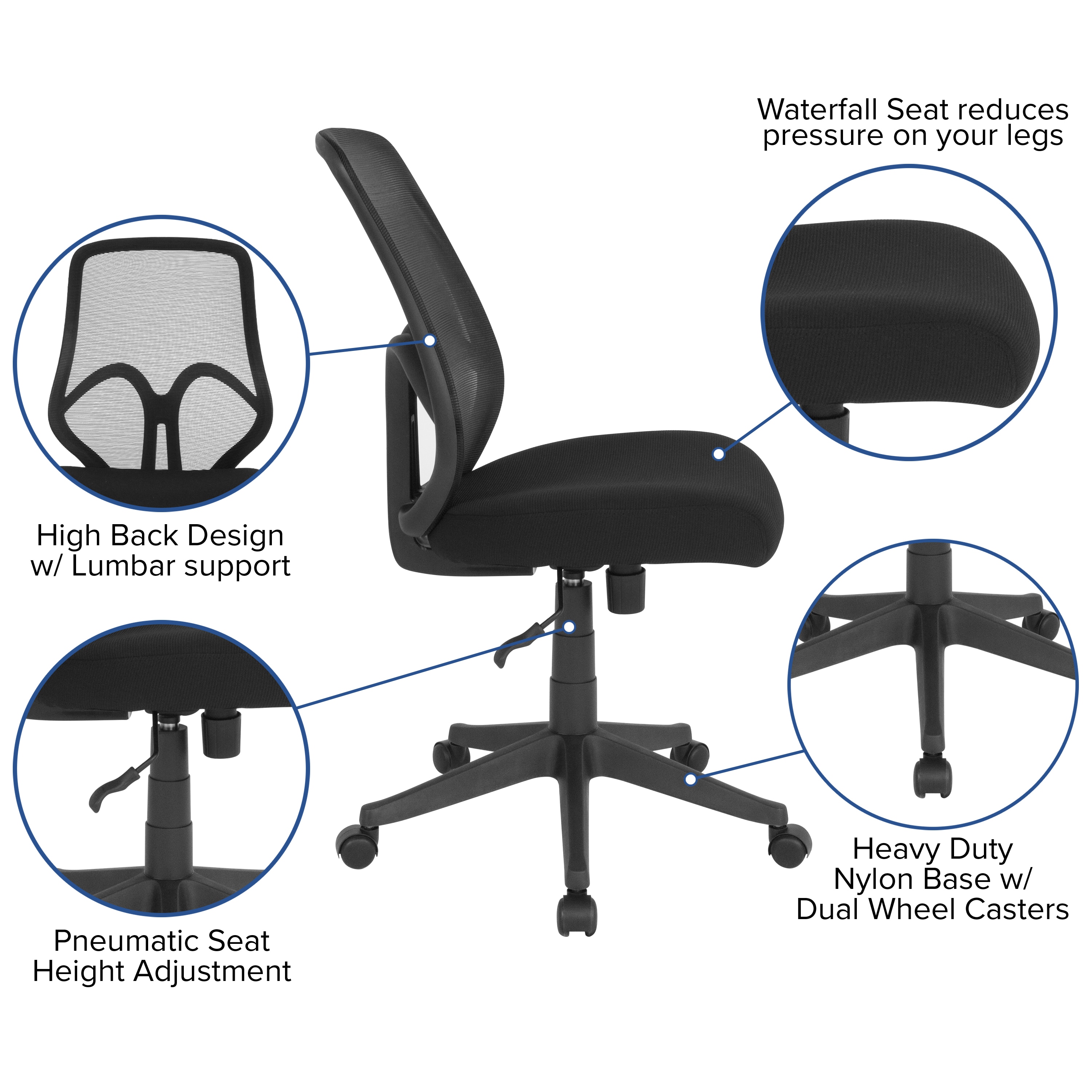 Salerno executive best sale office chair