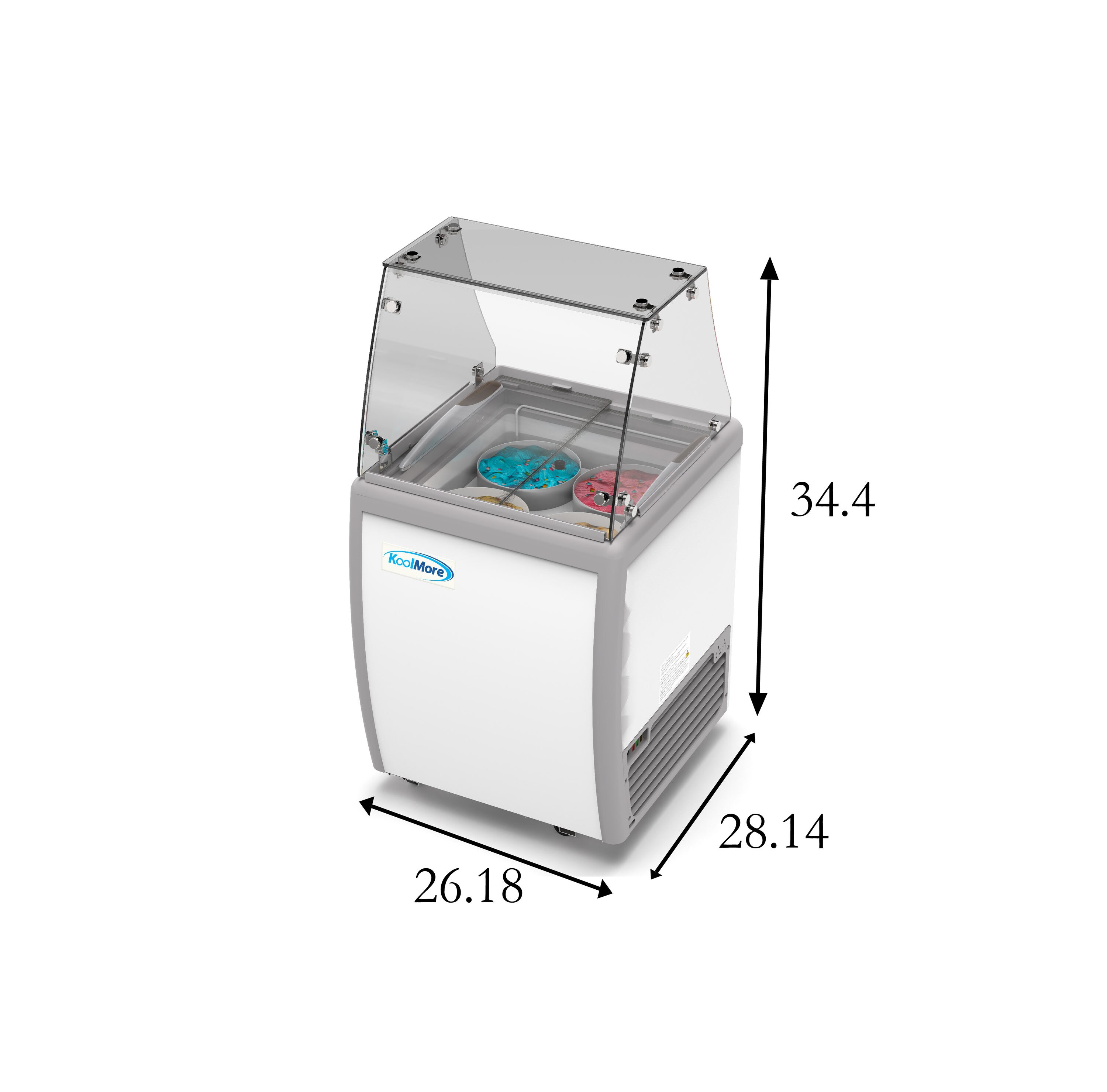 KoolMore KM-ICD-26SD-FG Commercial-Freezers - View #8