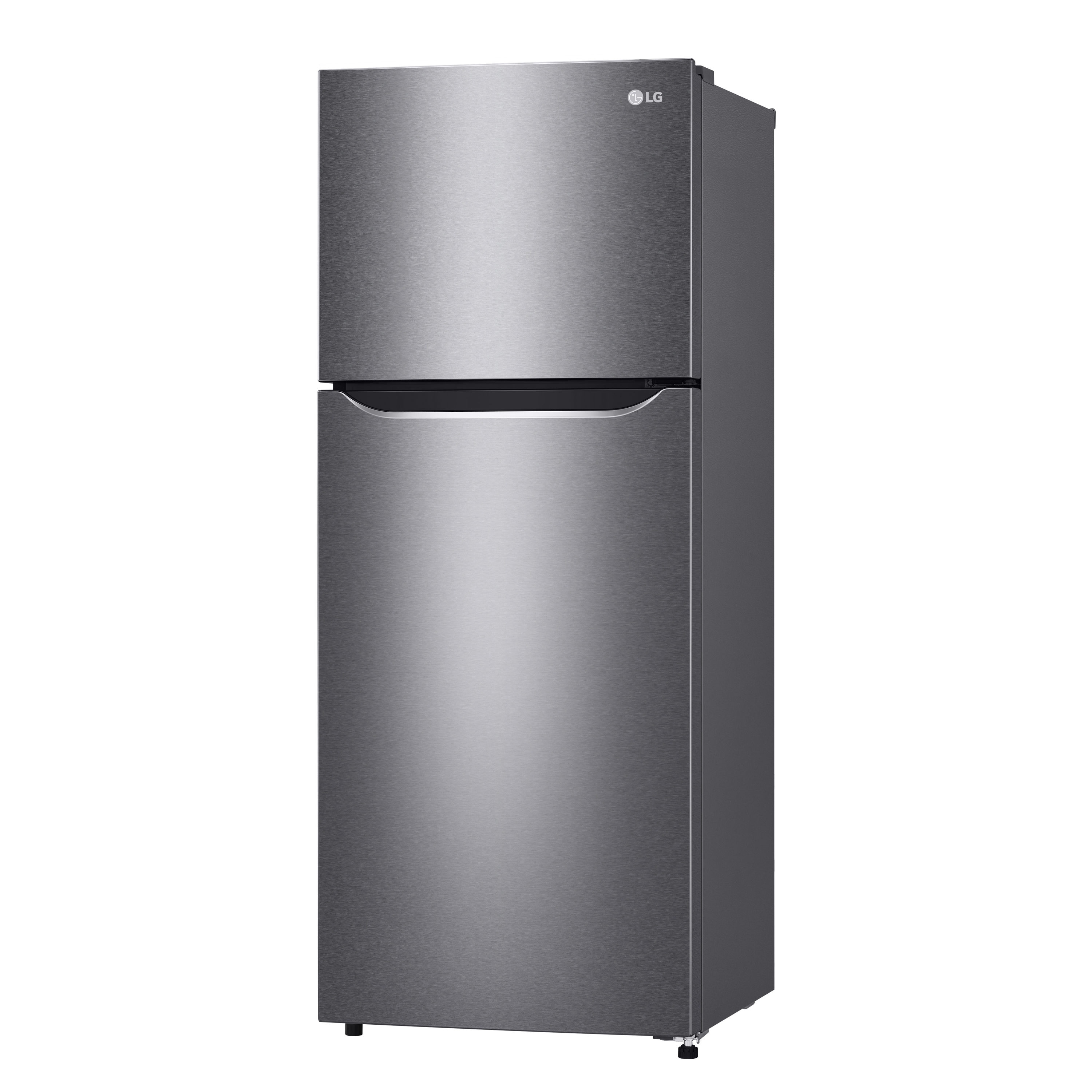 mientras Molesto mañana LG 6.6-cu ft Top-Freezer Refrigerator (Platinum Silver) ENERGY STAR in the  Top-Freezer Refrigerators department at Lowes.com