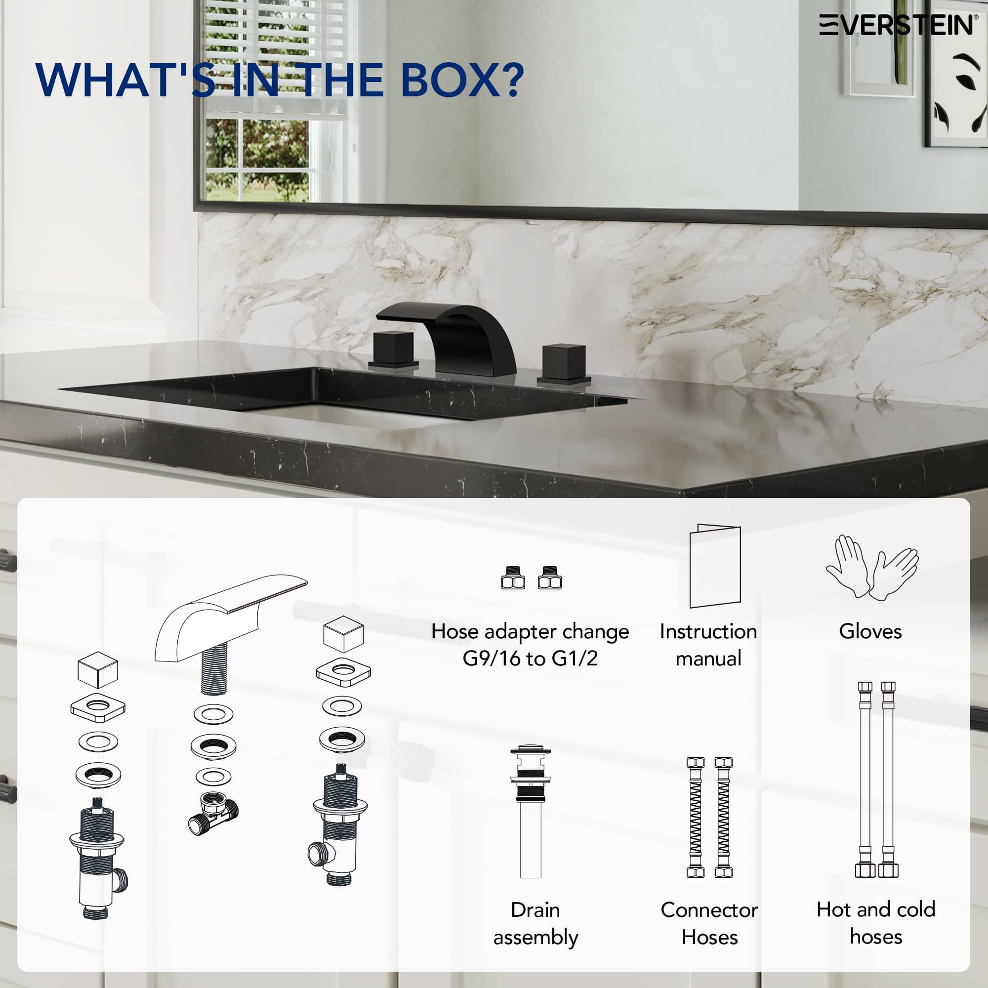 EVERSTEIN SFS-1148-BK Lavatory-Faucets - View #12