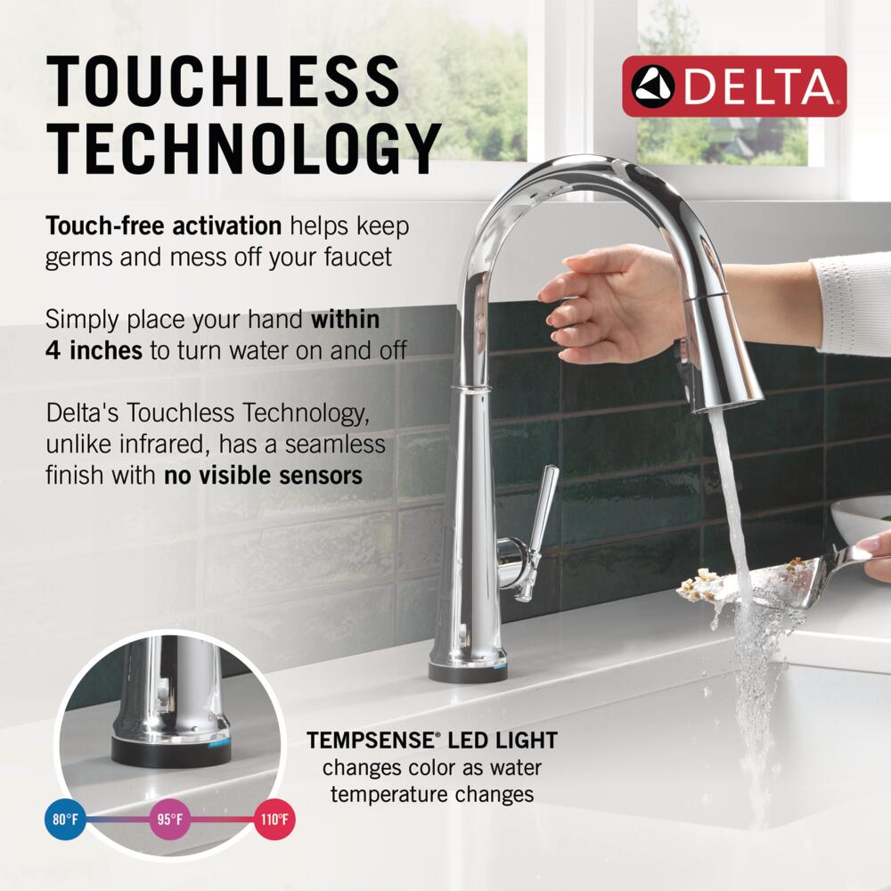 Delta 9182TL-PR-DST Kitchen-Faucets - View #2