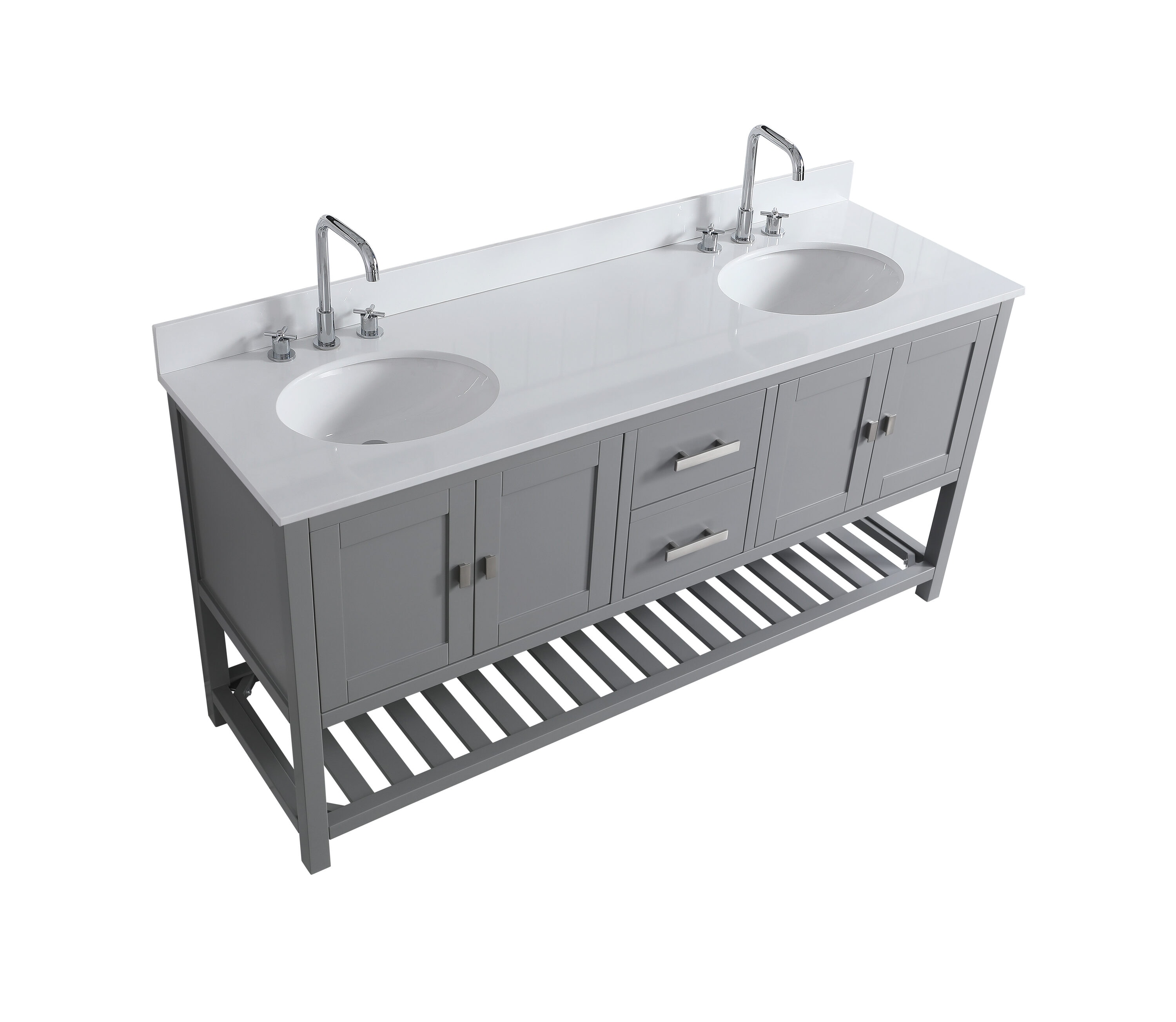 Design Element DEC055-72-GY-CB vanities - View #4