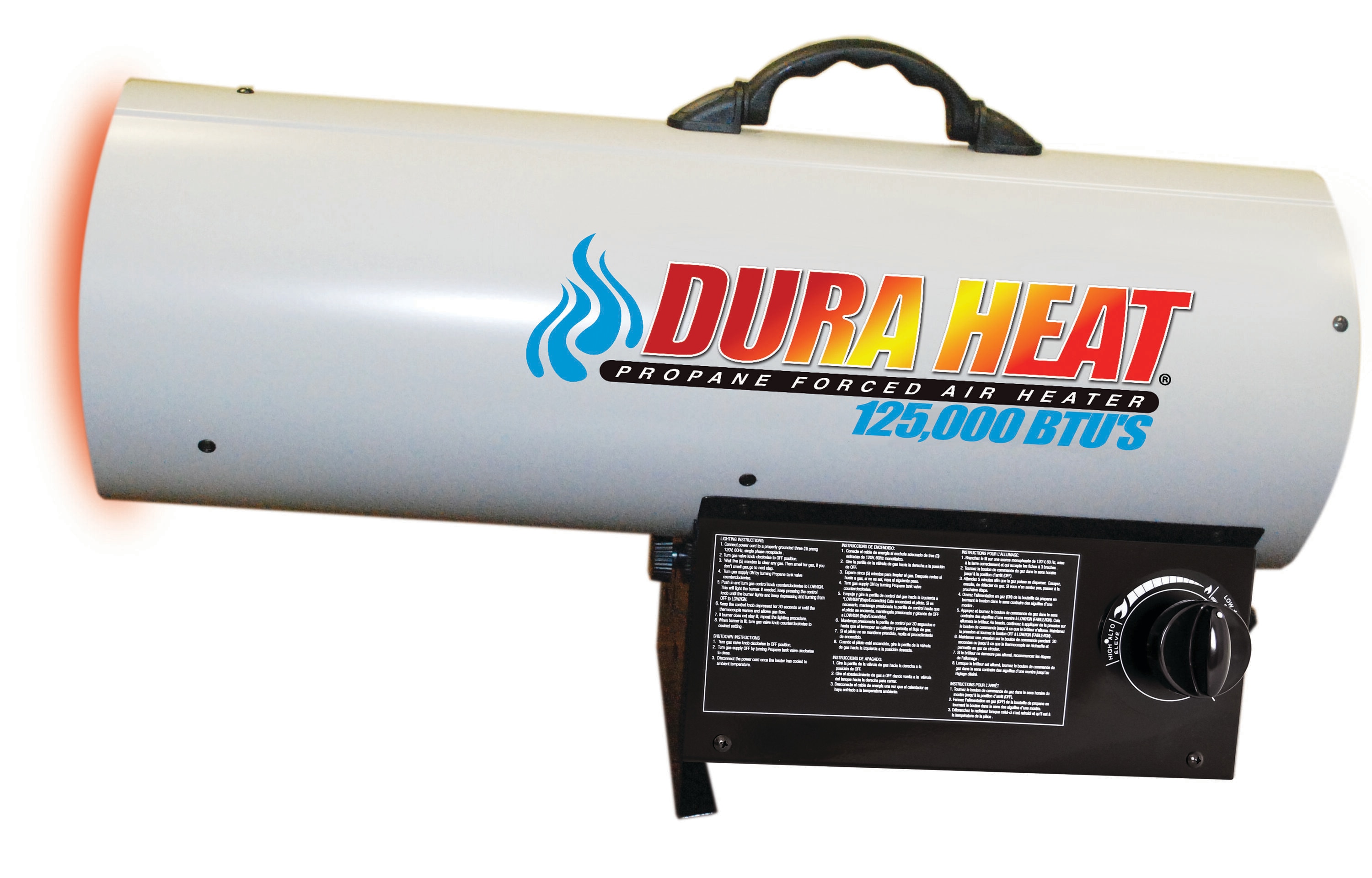 DuraHeat 125000 -BTU Indoor/Outdoor Portable Forced air Propane Heater #GFA125A